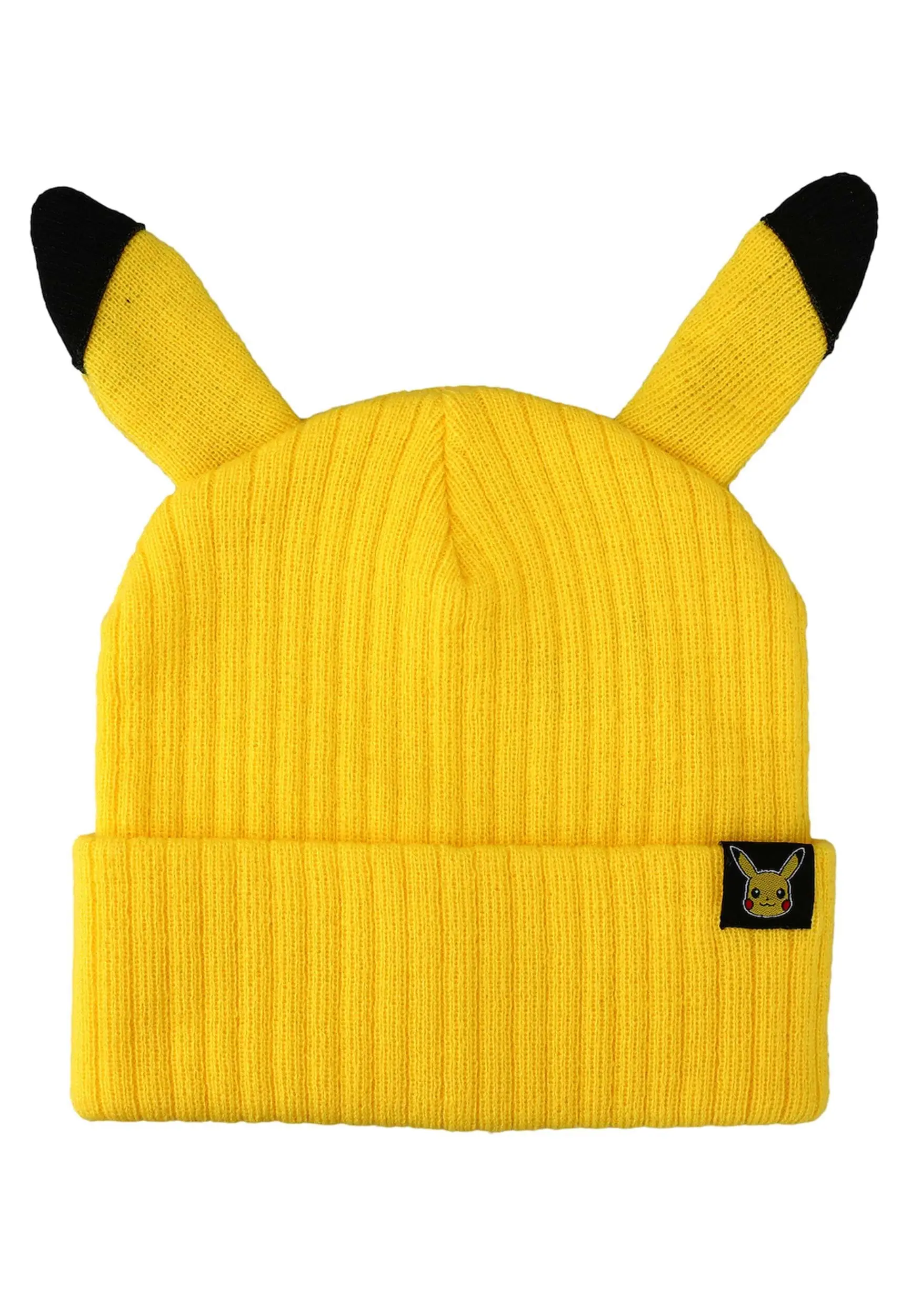 Bioworld Merchandising / Independent Sales Adult Pokémon Pikachu 3D Cosplay Cuff Beanie