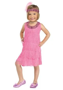Fun World Toddler Pink Flapper Costume