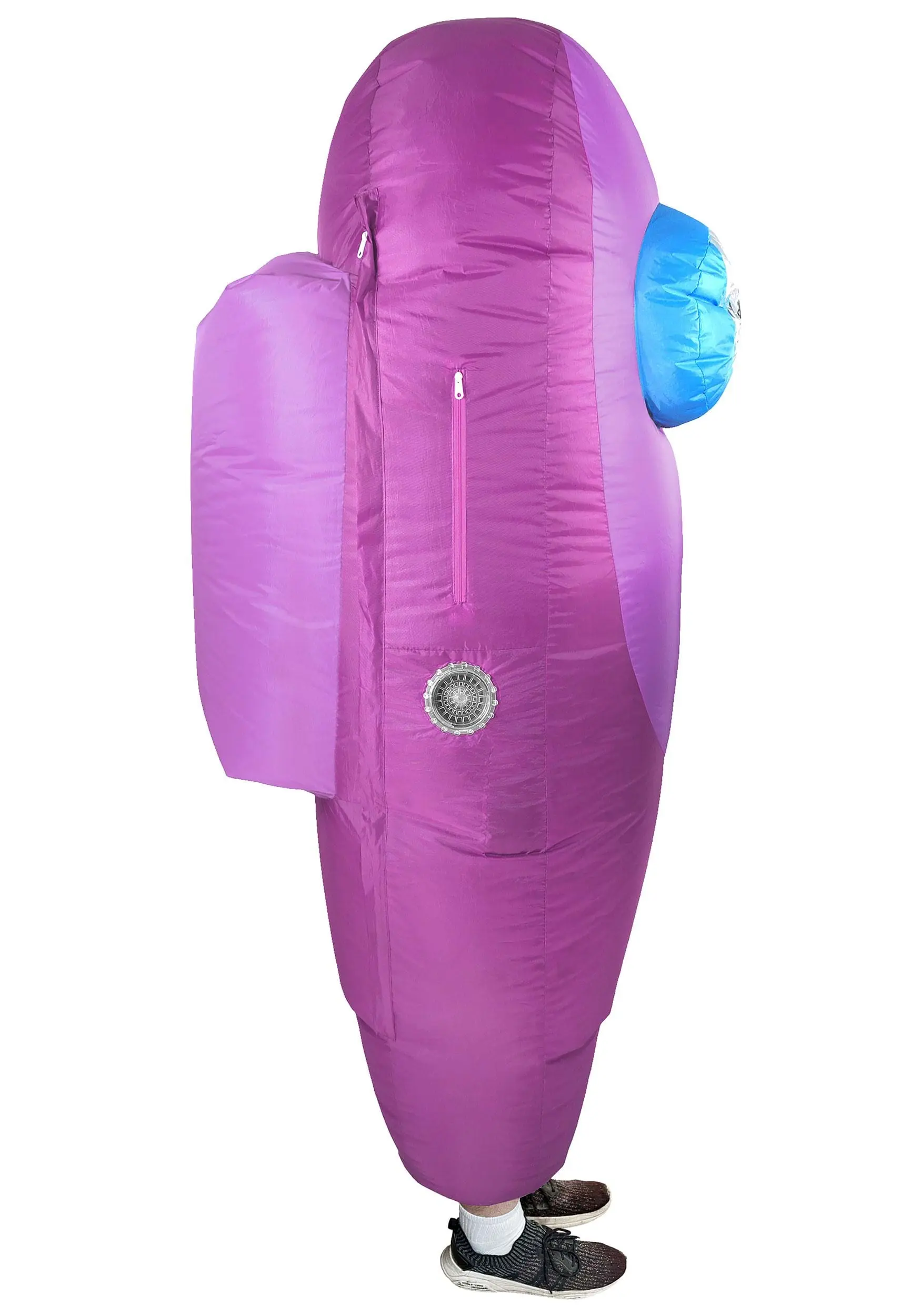 Studio Halloween Purple Sus Crewmate Killer Costume For Kids - Image 4
