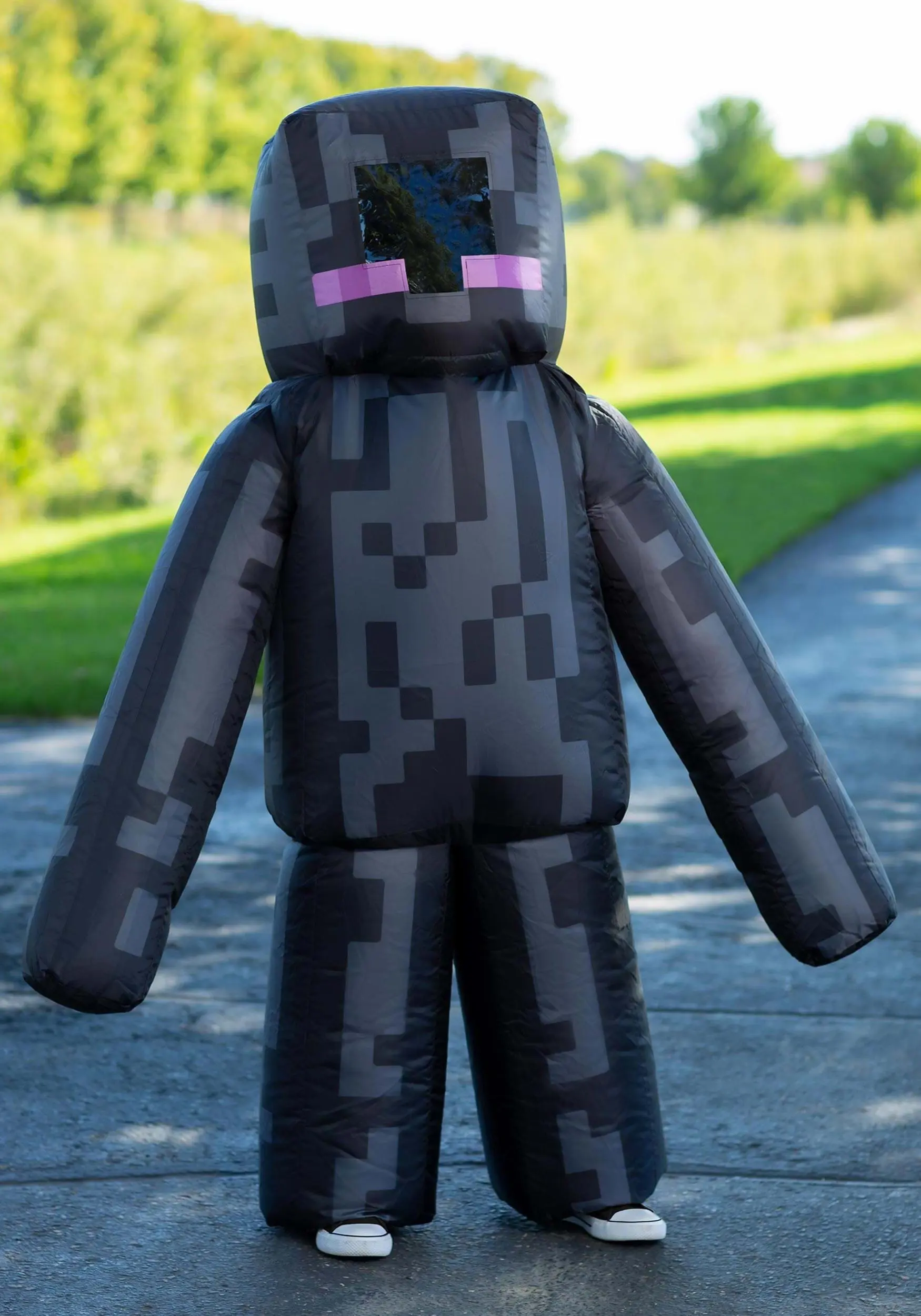 Disguise Kid's Minecraft Inflatable Enderman Costume - Image 2