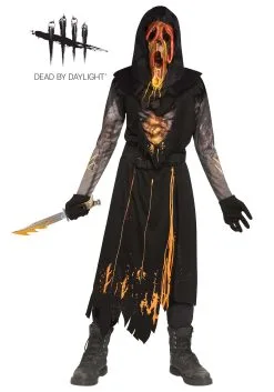 Fun World Dead By Daylight Scorched Ghost Face Costume For Kids