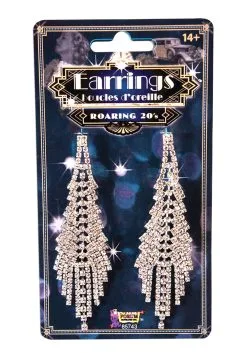 Forum Novelties, Inc Fancy Flapper Costume Earrings