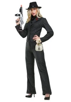 Fun Costumes Women's Gangster Costume