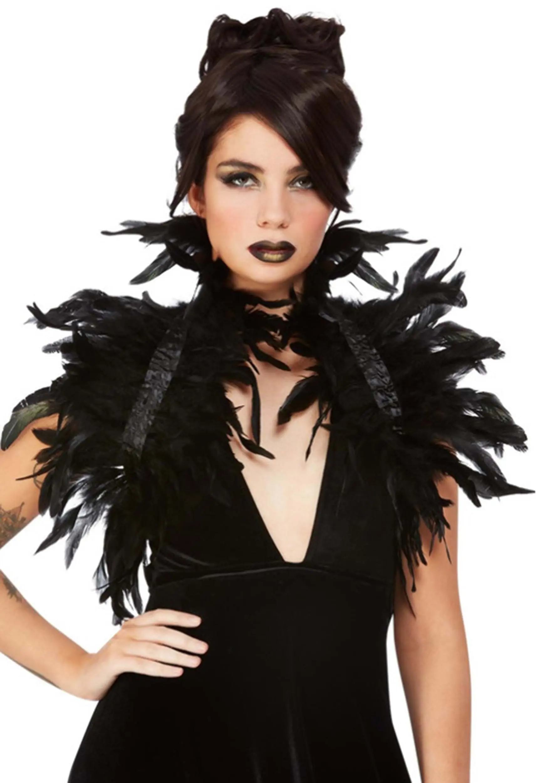 Smiffys Fever Feather Bolero