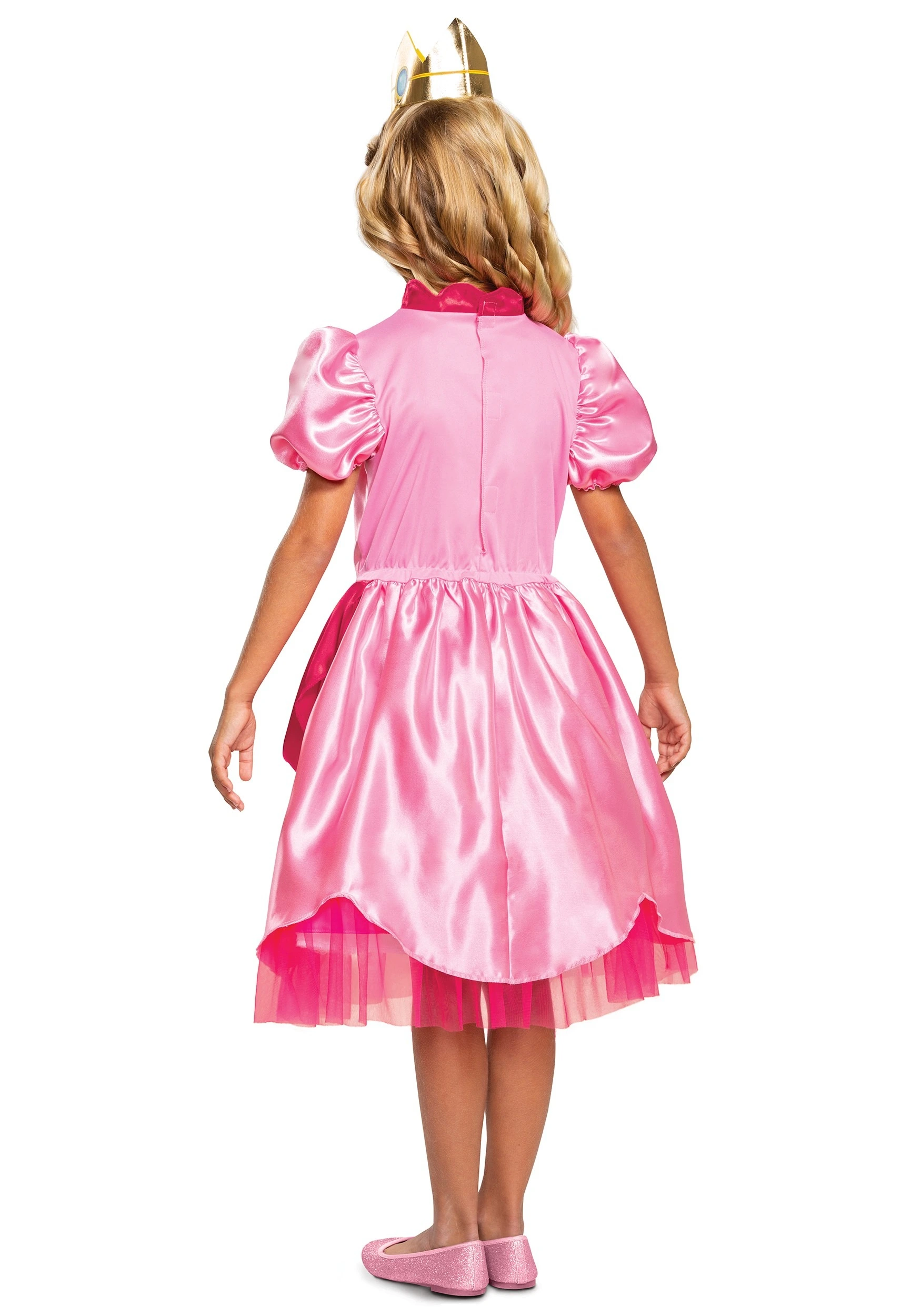 Disguise Super Mario Classic Princess Peach Costume For Girls - Image 2