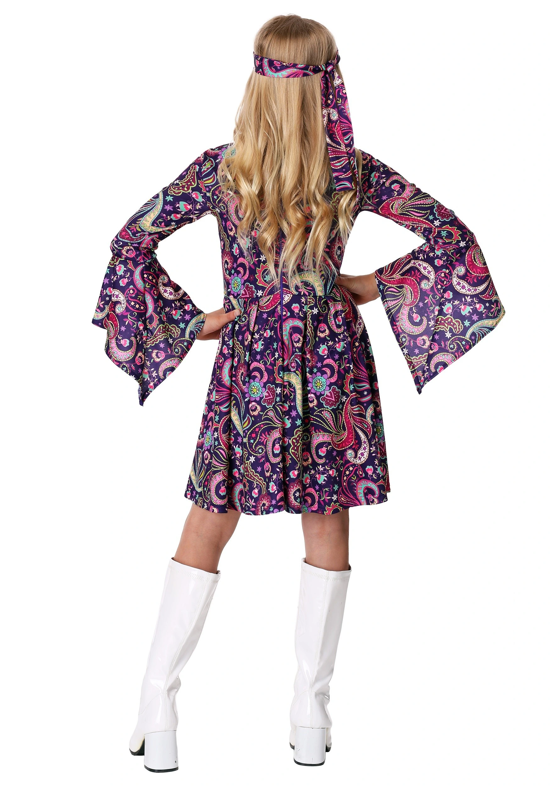 Fun Costumes Girl's Woodstock Hippie Costume - Image 2