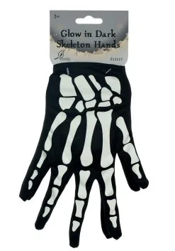 Seasons (HK) Ltd. Glow In The Dark Skeleton Gloves For Children