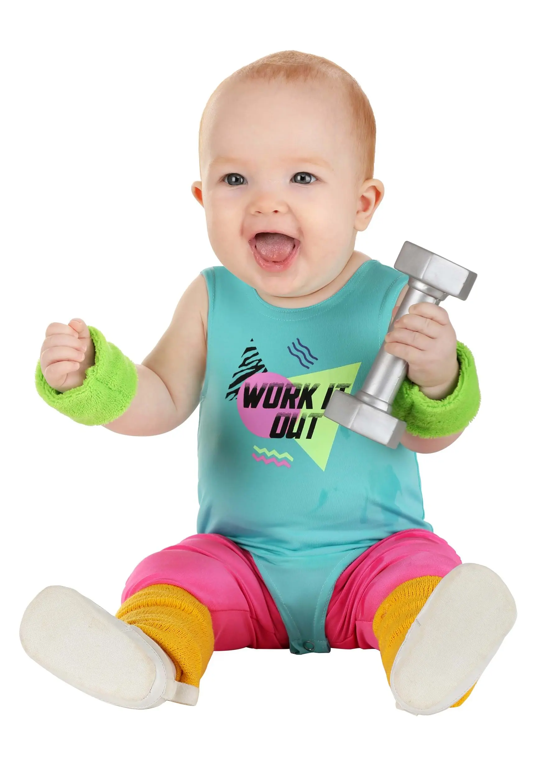 Fun Costumes Totally 80s Workout Costume For Infants - Image 3