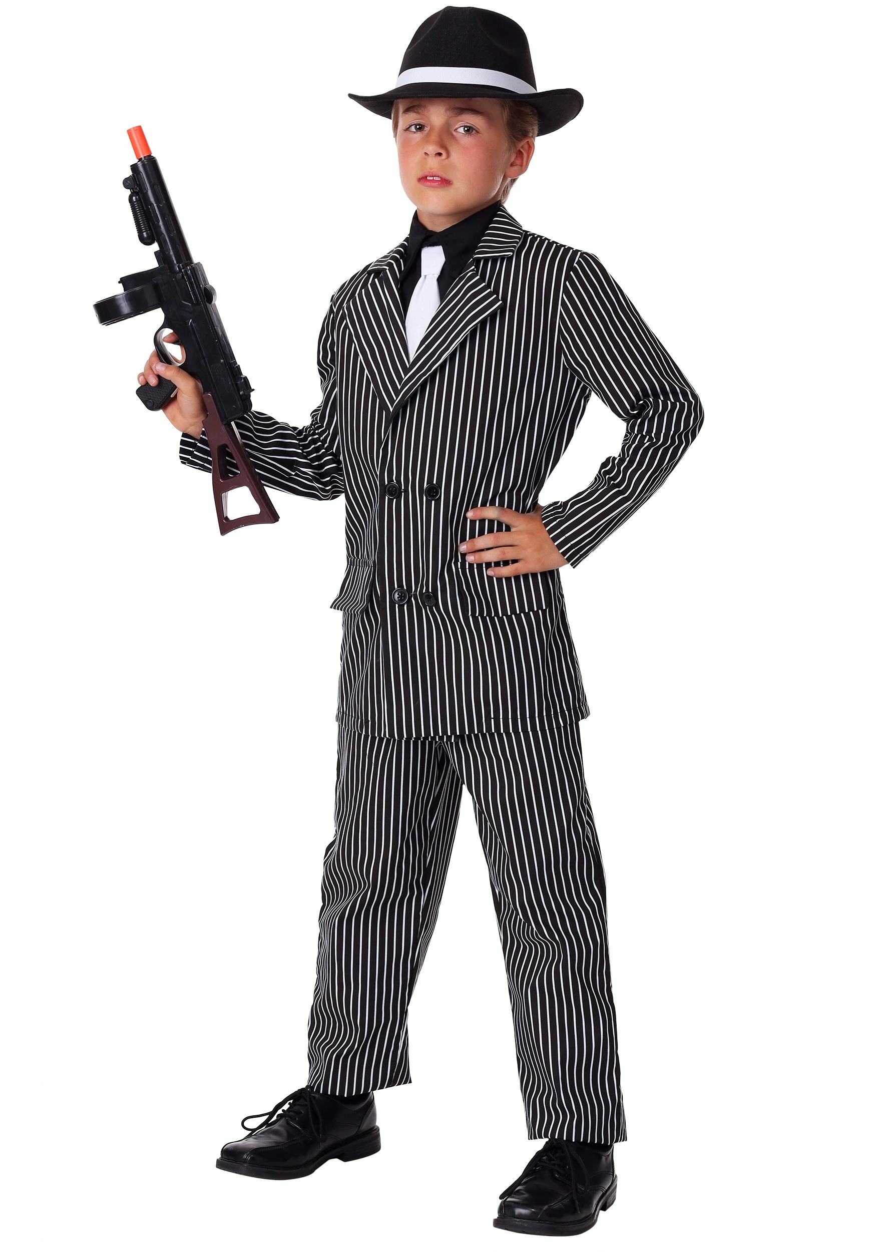 Fun Costumes Kids Deluxe Gangster Costume