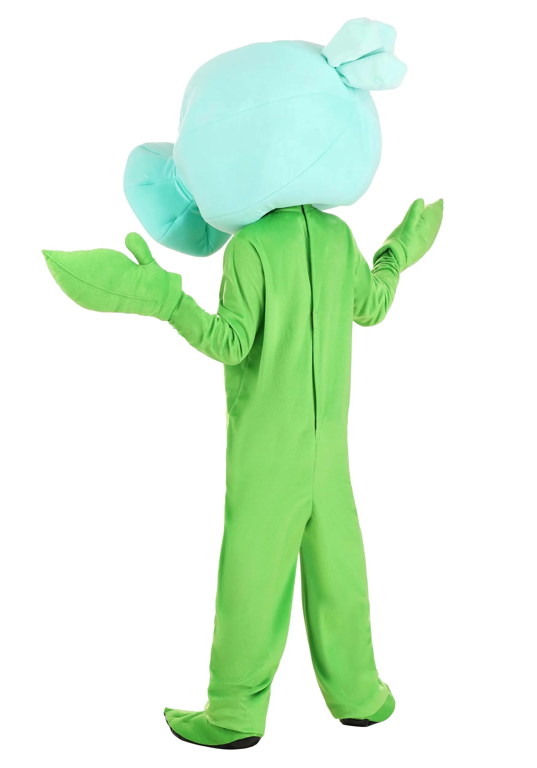 Fun Costumes Kid's Plants Vs Zombies Snow Pea Costume Jumpsuit - Image 6