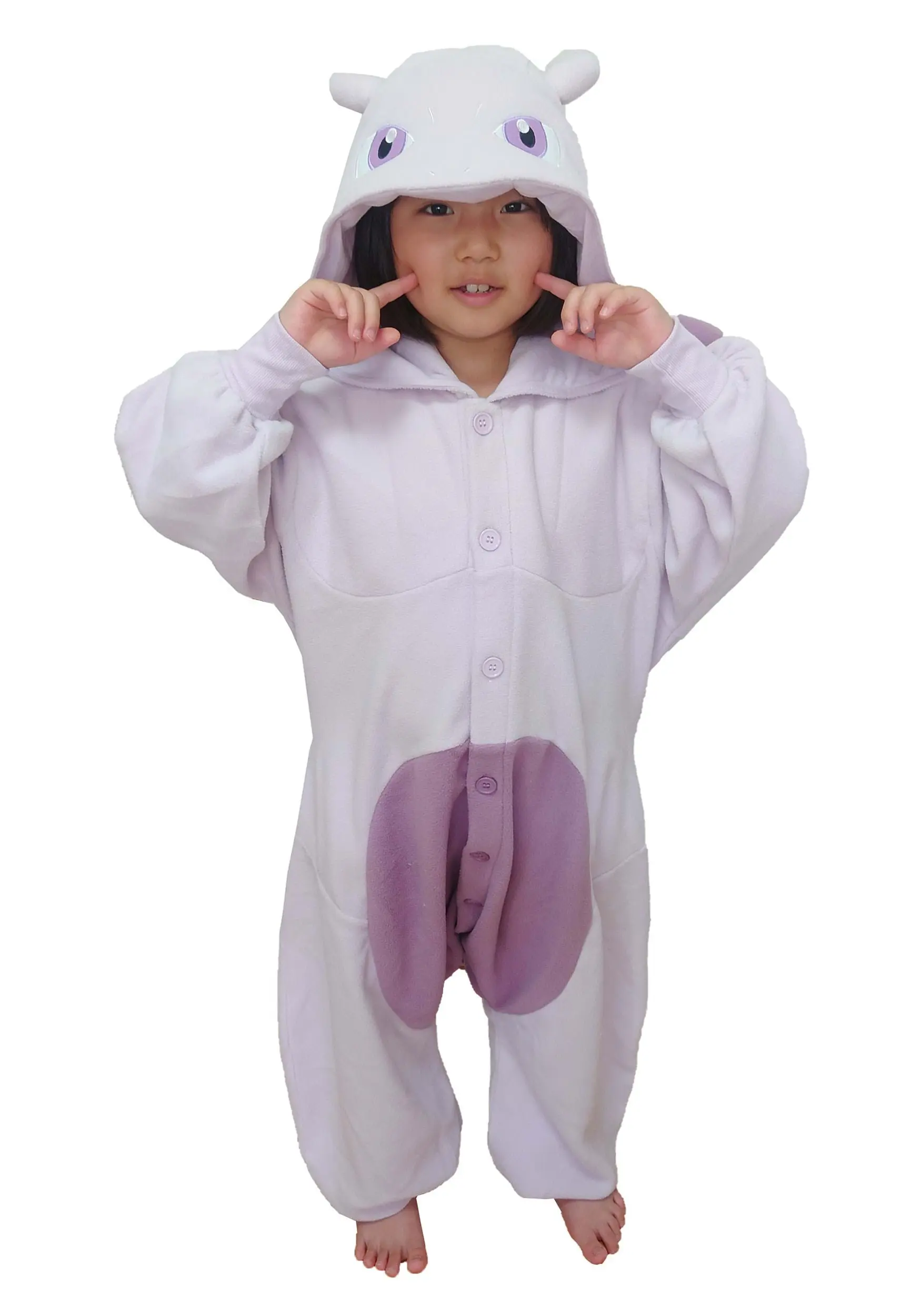Sazac Kid's Pokémon Mewtwo Kigurumi Costume