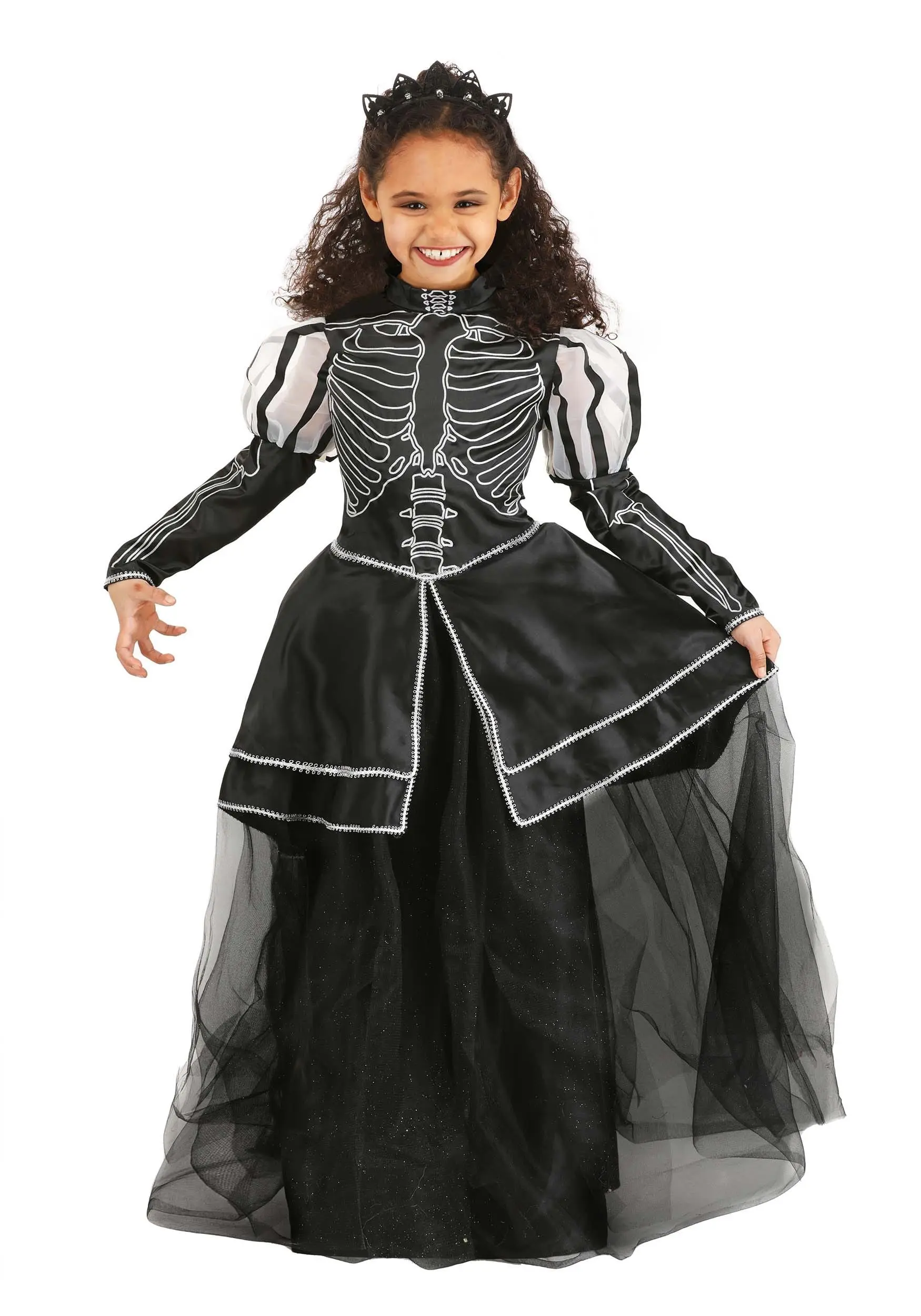 Suzhou Zhongsheng Imp & Exp Co., Ltd Girl's Skeleton Princess Costume