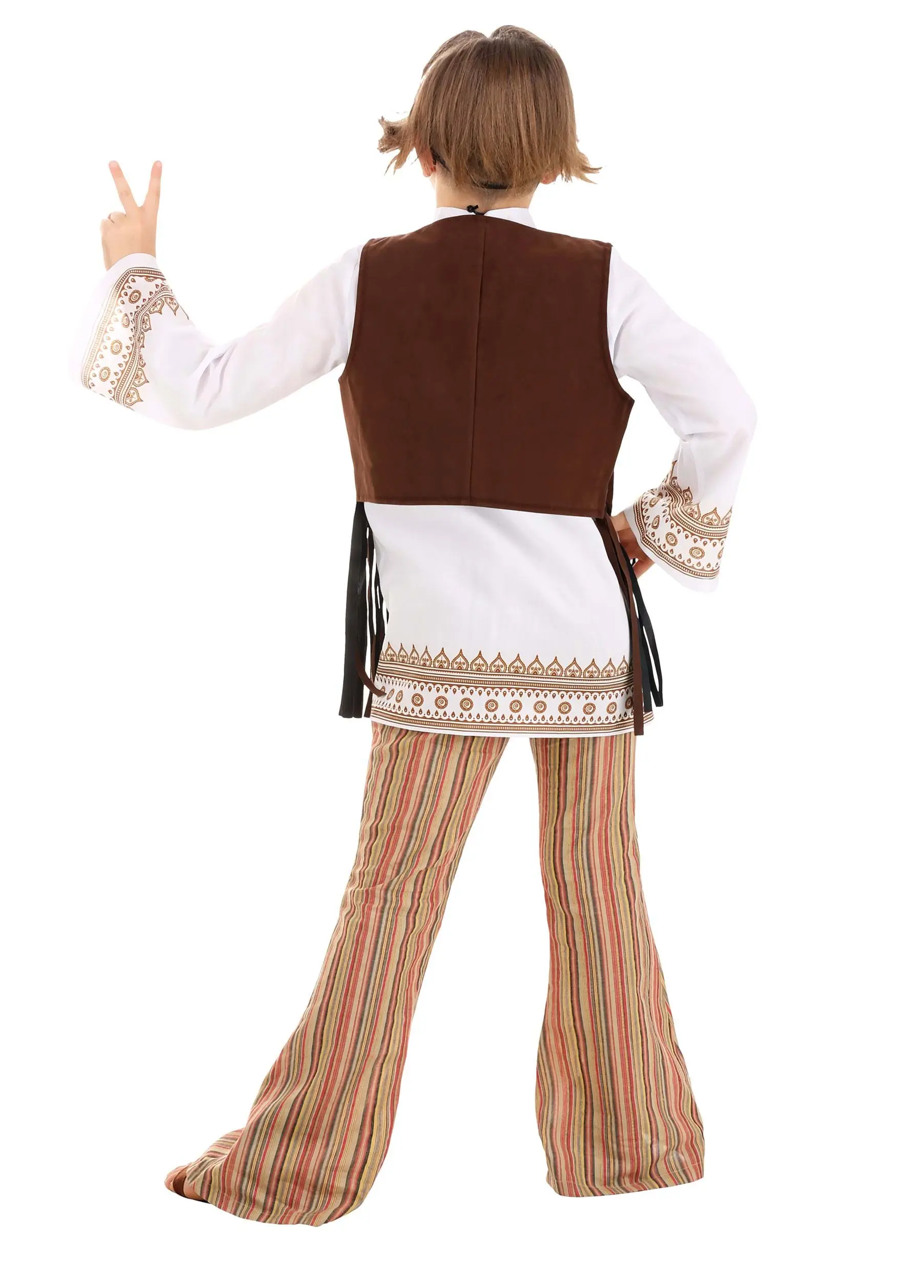 Fun Costumes Woodstock Hippie Costume For Kids - Image 2