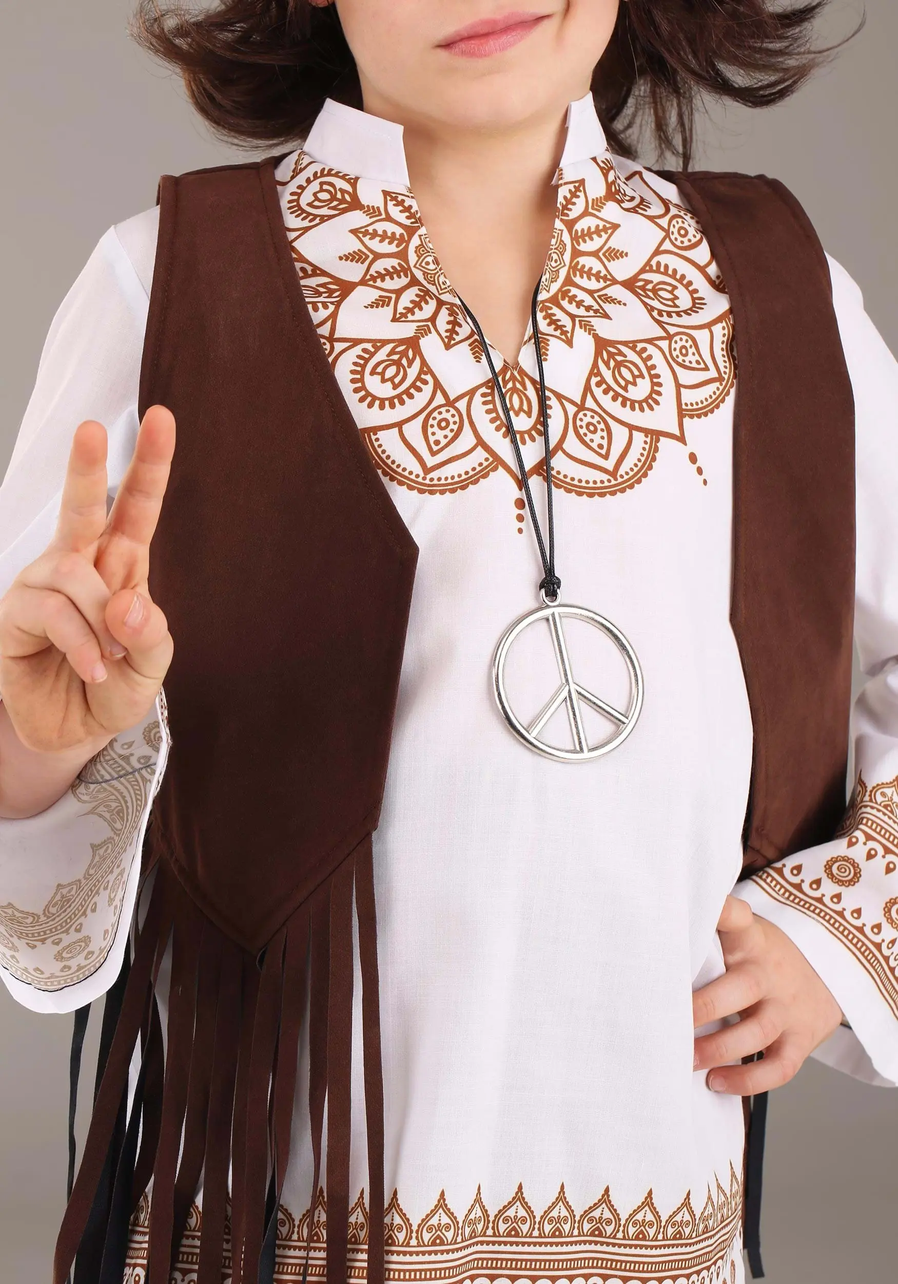Fun Costumes Woodstock Hippie Costume For Kids - Image 3