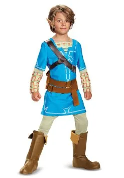 Disguise Legend Of Zelda Breath Of The Wild Deluxe Link Boys Costume