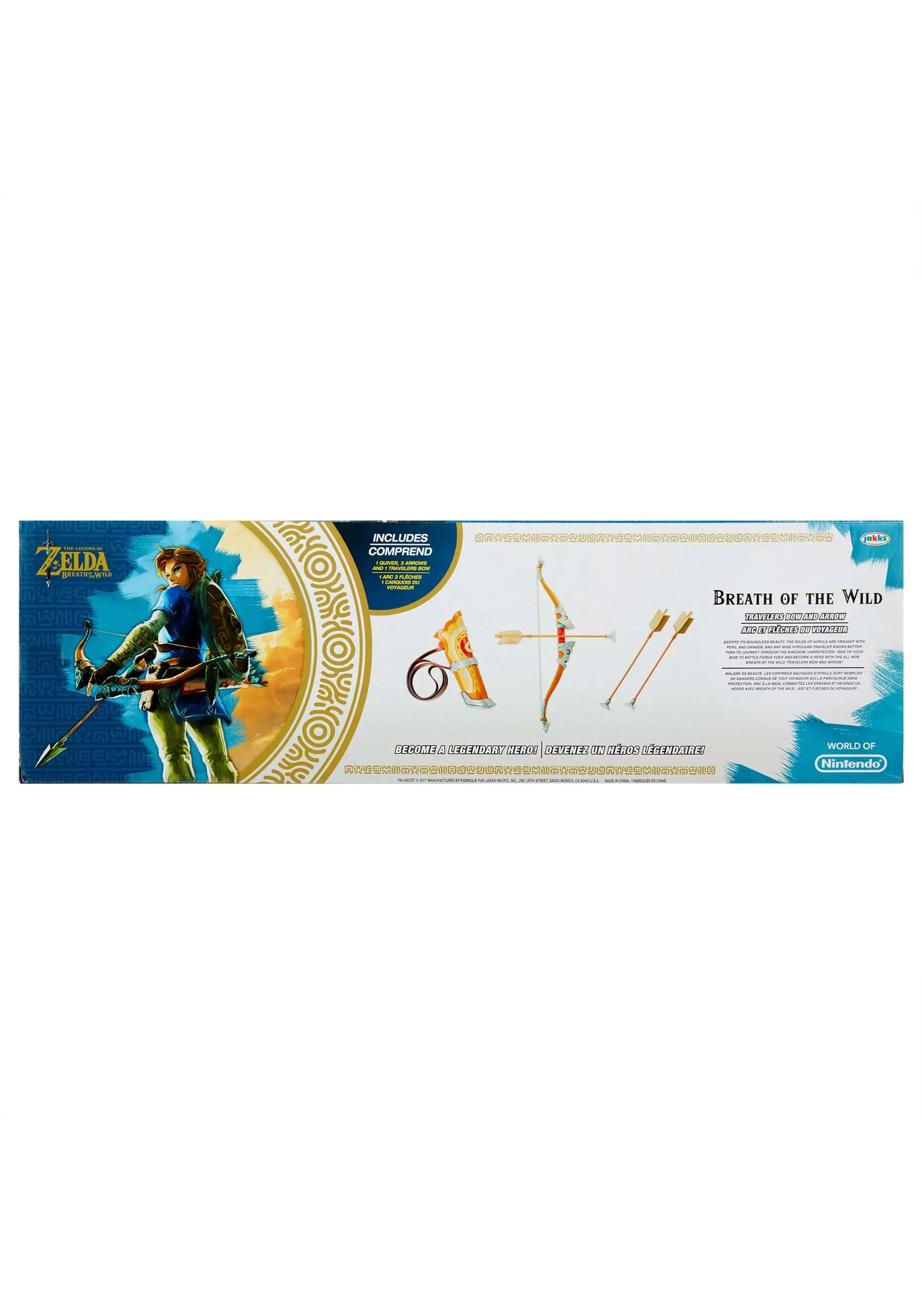 JAKKS PACIFIC Legend Of Zelda Breath Of The Wild Traveler's Bow & Arrow Accessory - Image 7