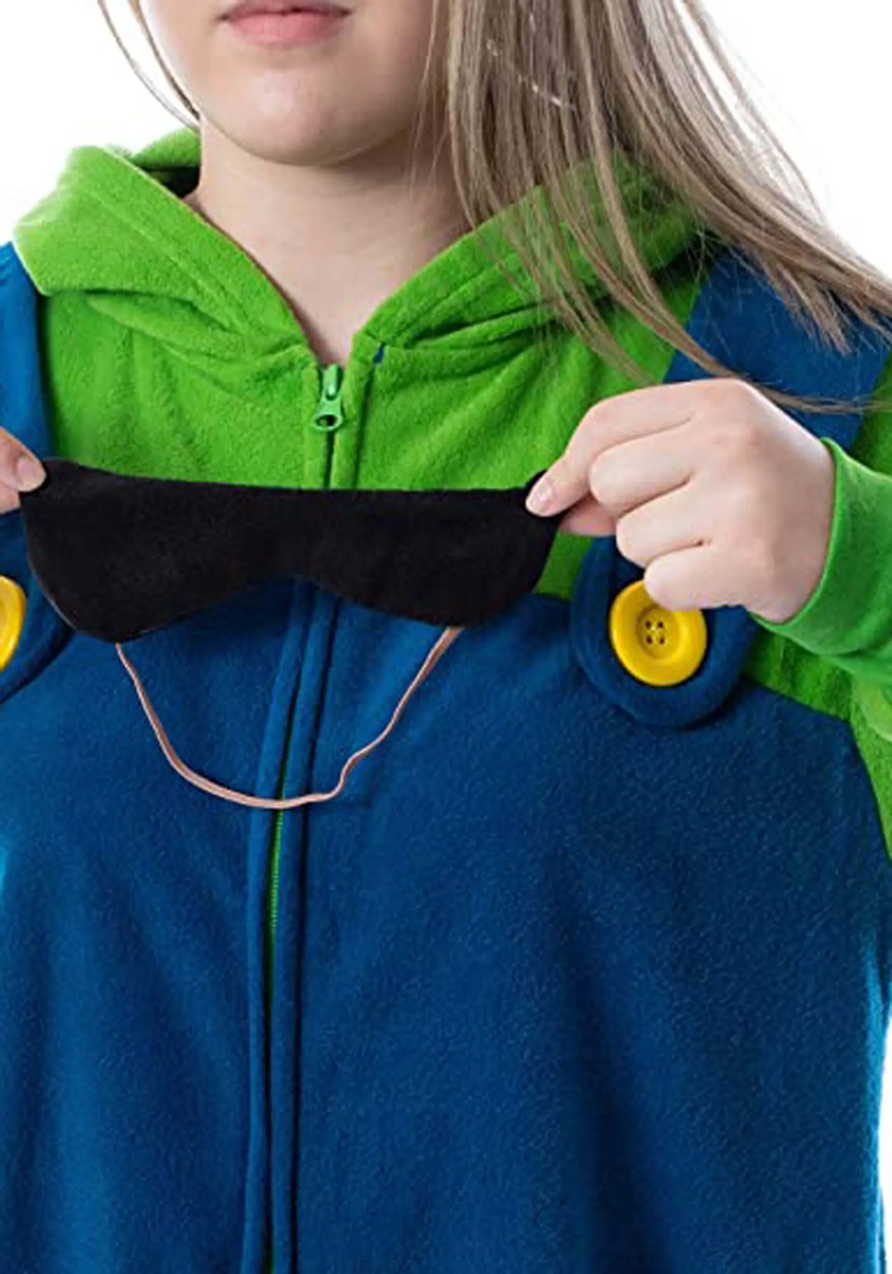 MJC International Adult Luigi Unisex Microfleece Union Suit - Image 3