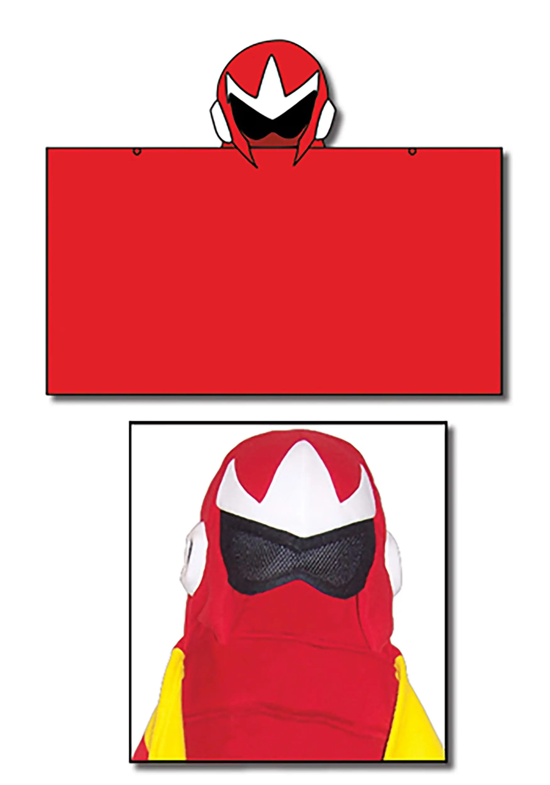 GE Animation Mega Man - Proto Man Hooded Throw Blanket