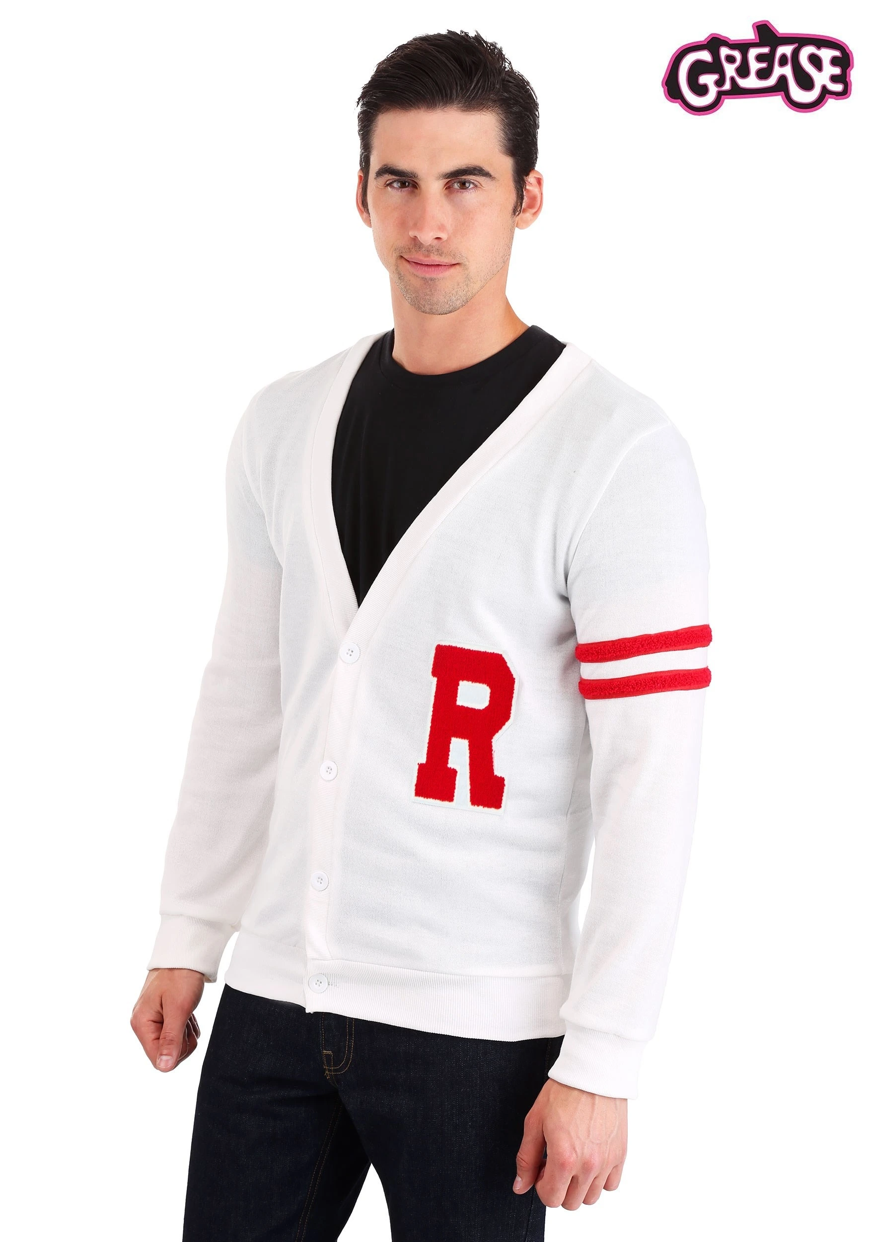 Fun Costumes Deluxe Grease Rydell High Men's Letterman Sweater