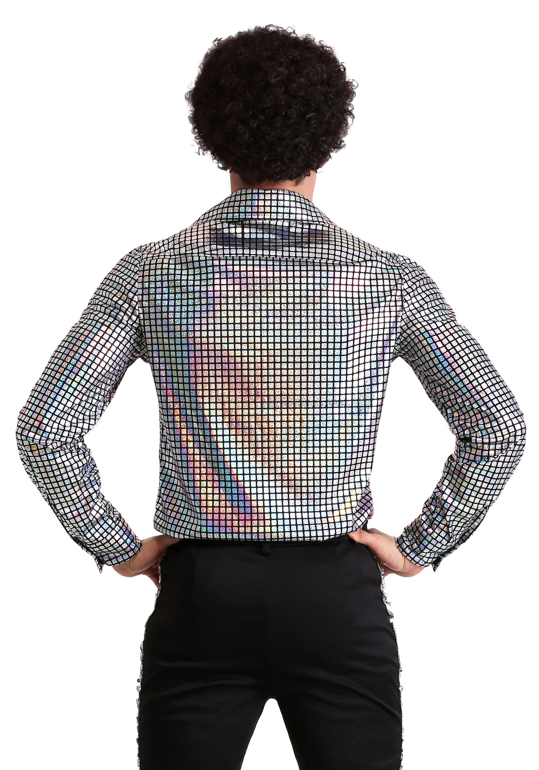Fun Costumes Men's Disco Ball Shirt - Image 2