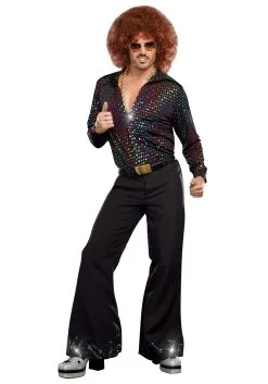Dreamgirl Men's Disco Dude Shirt Costume