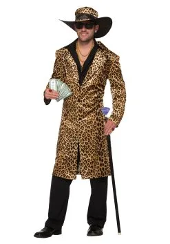 Forum Novelties, Inc Men's Funky Leopard Pimp Costume