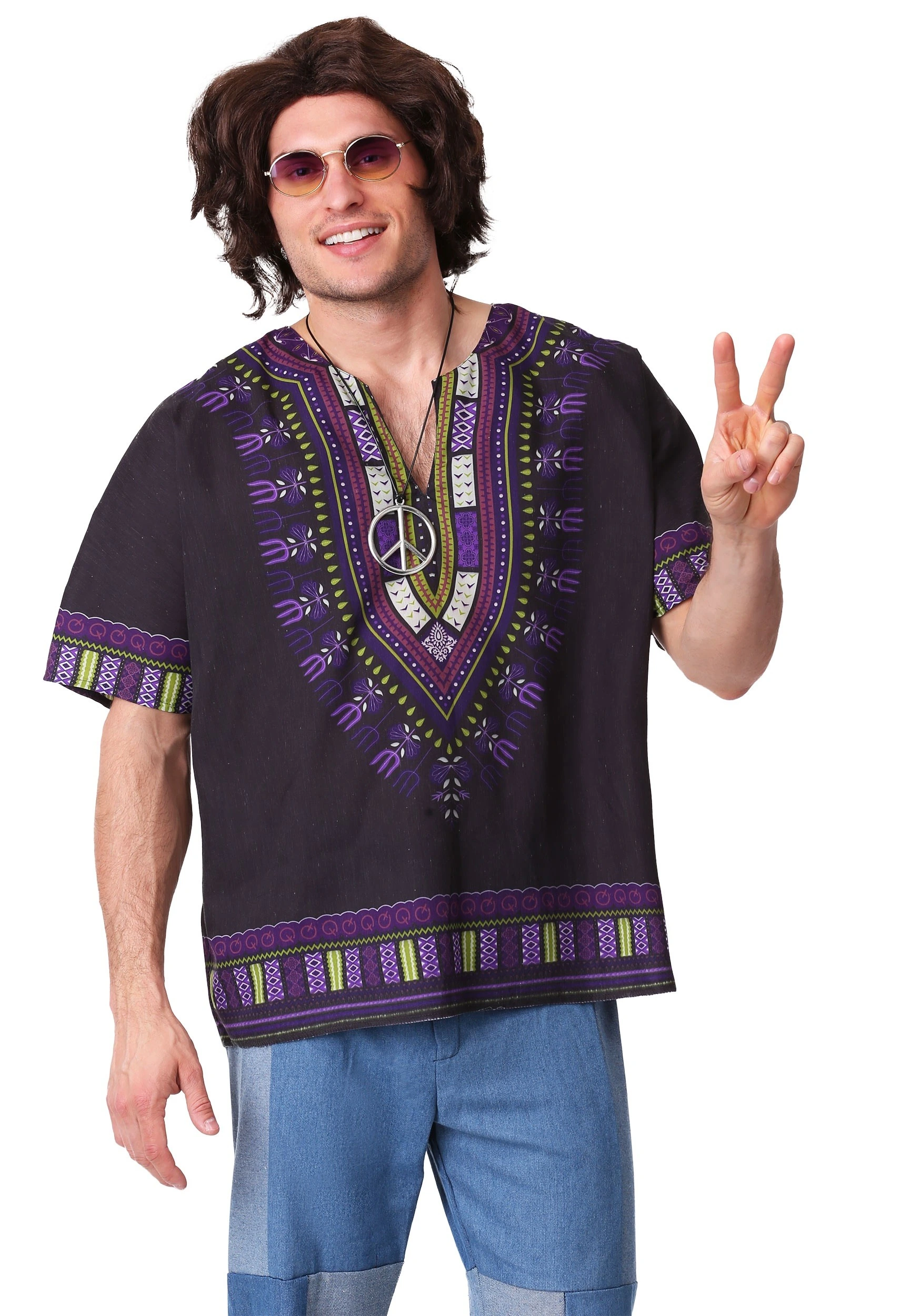 Fun Costumes Men's Hazy Hippie Costume