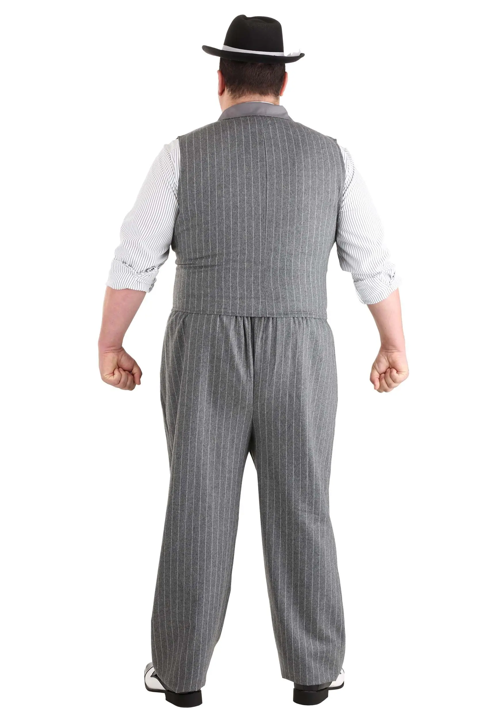 Fun Costumes Plus Size Ruthless Gangster Men's Costume - Image 2