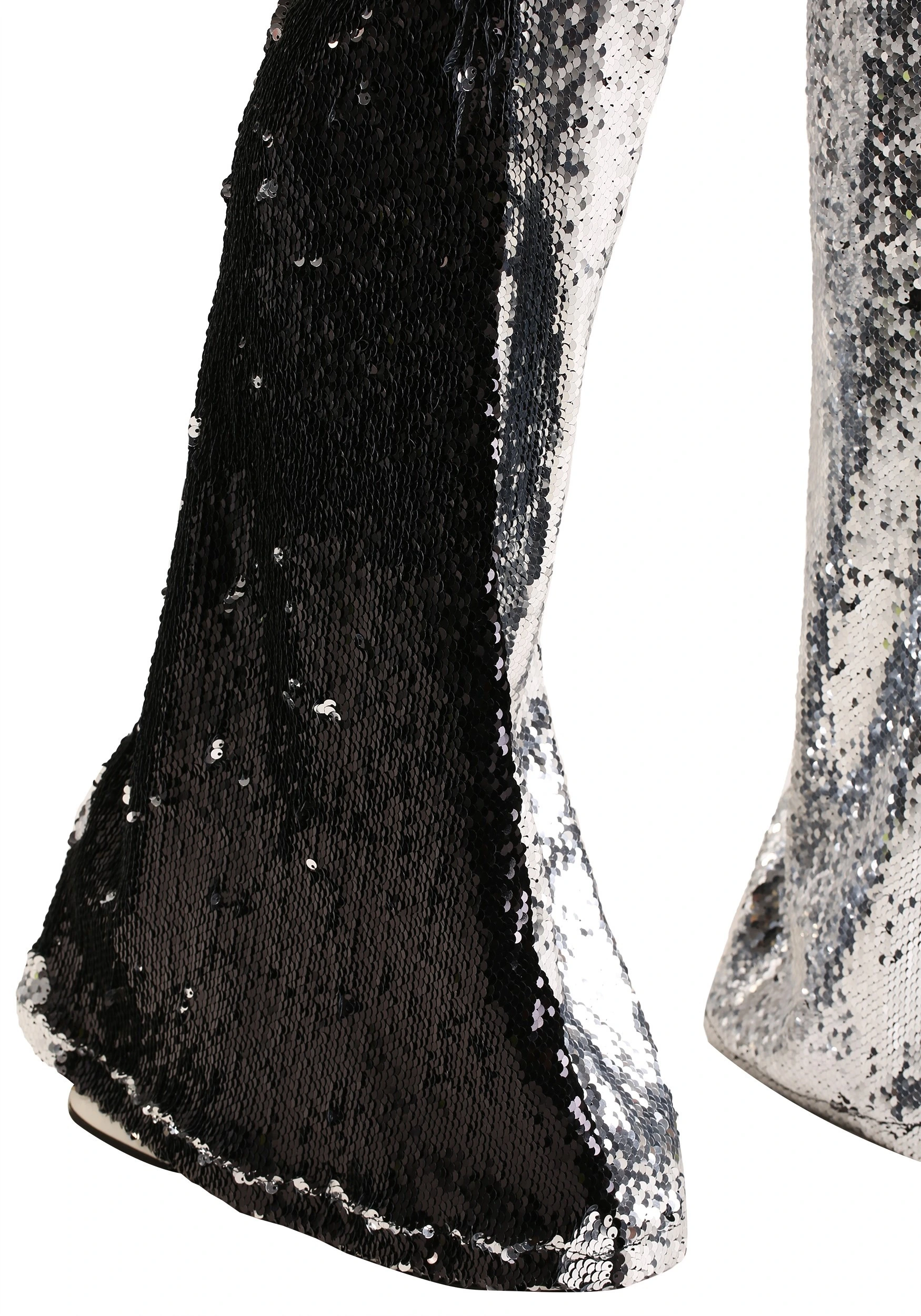 Fun Costumes Men's Reversible Sequin Disco Pants - Image 5