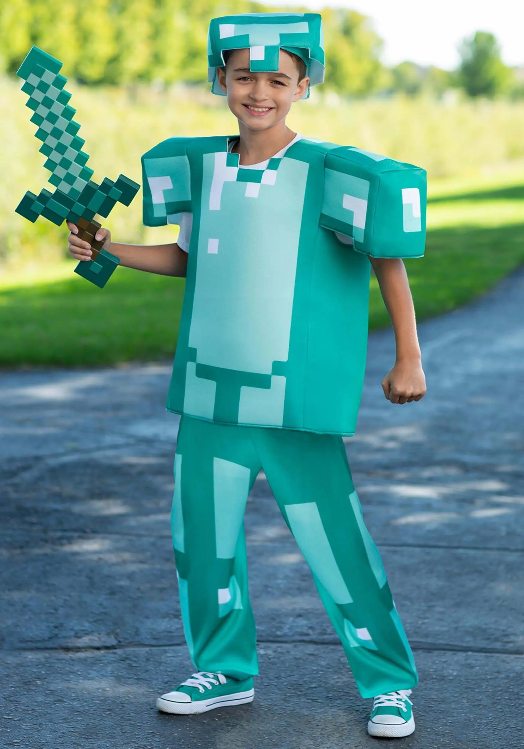 Disguise Deluxe Minecraft Armor Kid's Costume - Image 2