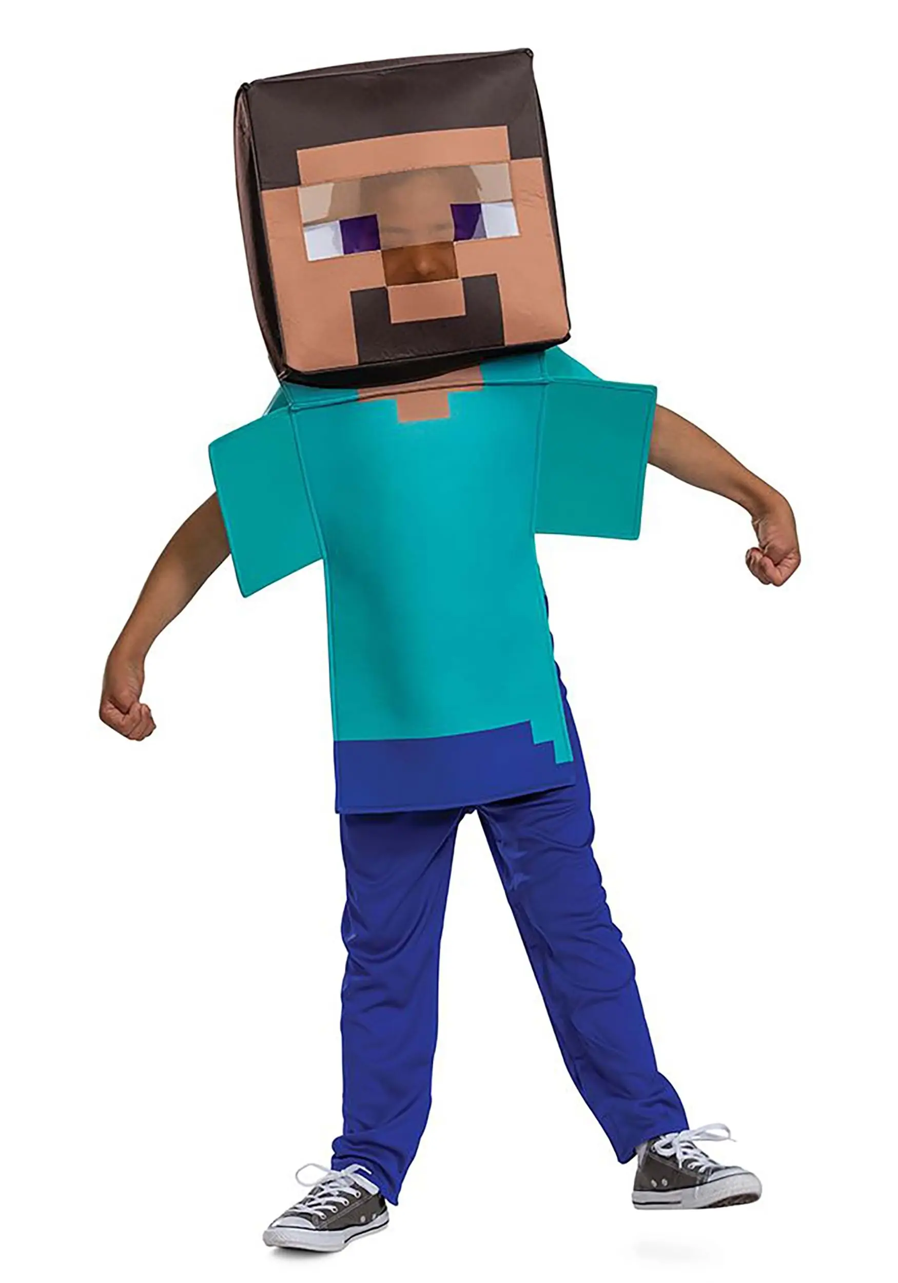 Disguise Minecraft Child Adaptive Steve Costume