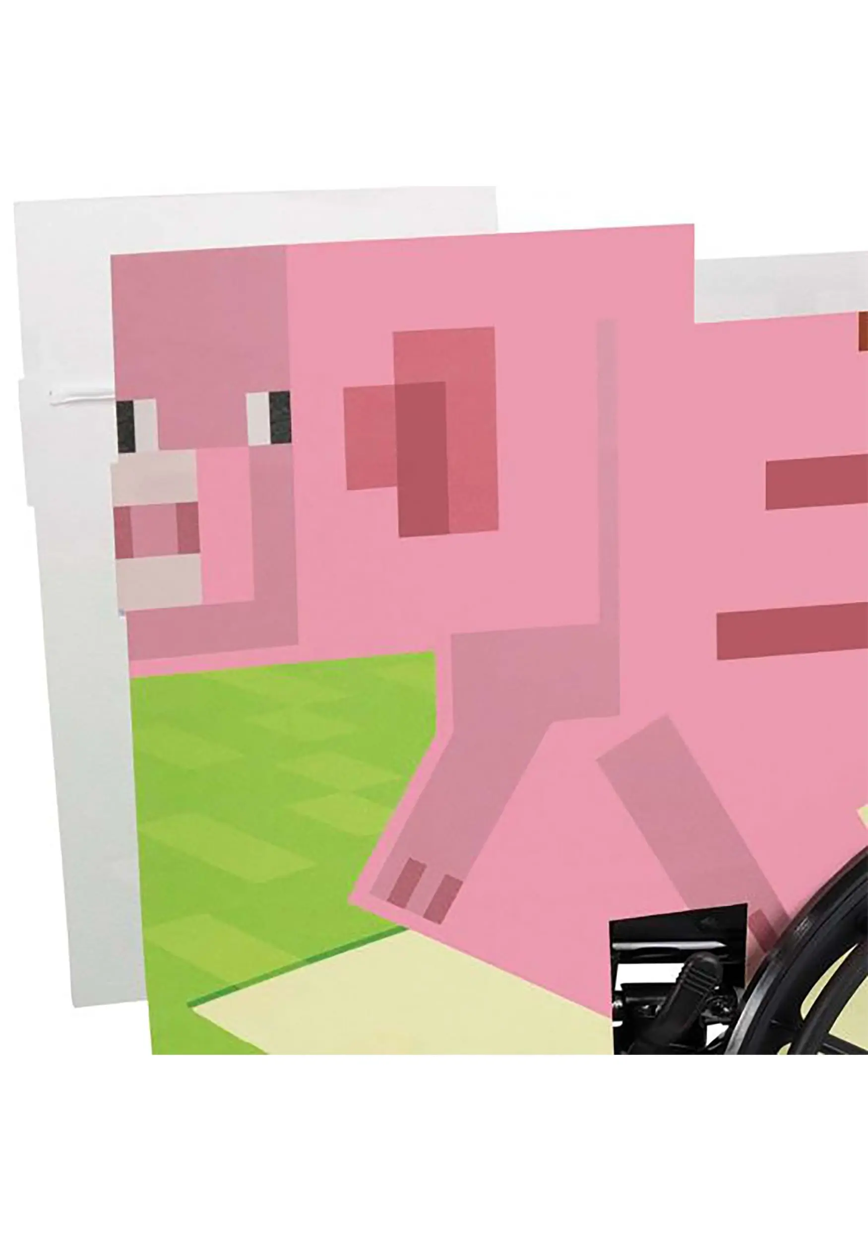 Disguise Minecraft Pig Adaptive Wheelchair Cover - Image 2