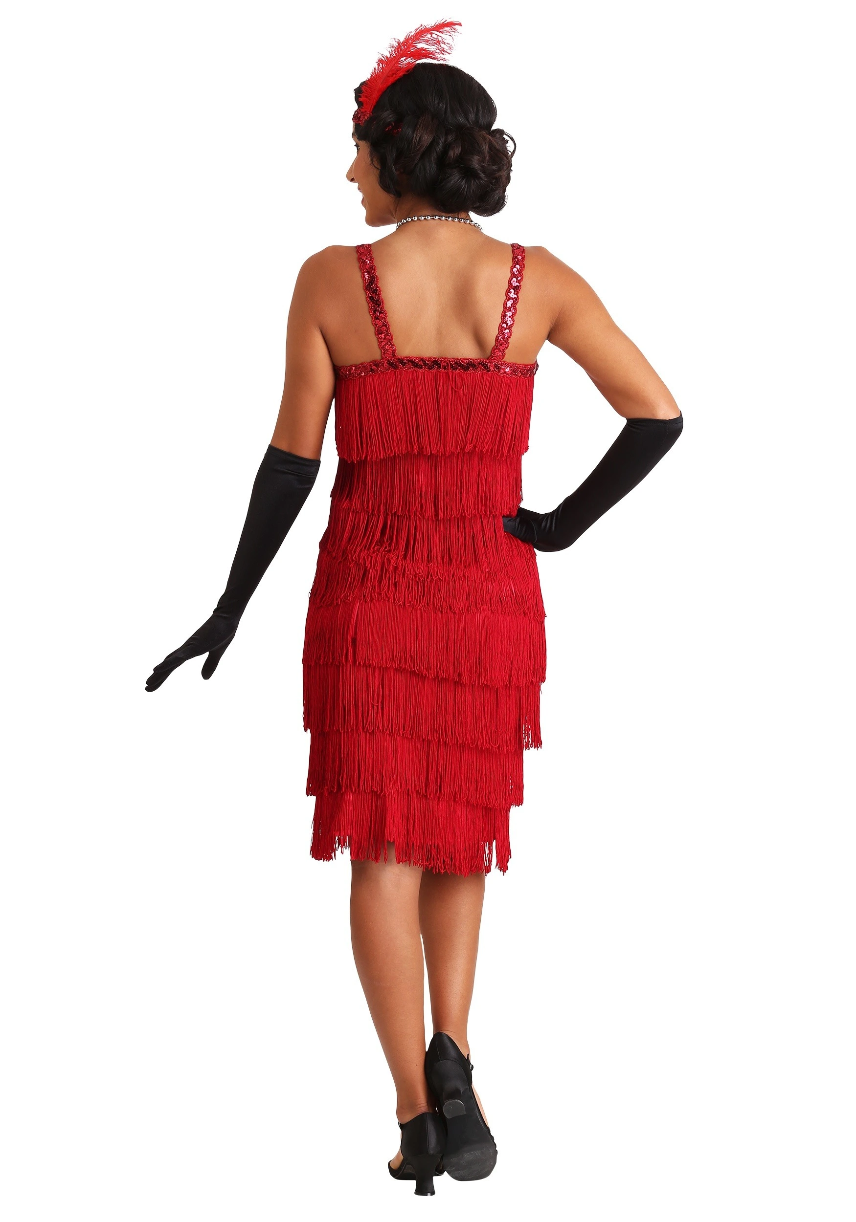 Fun Costumes Miss Millie Red Flapper Costume - Image 2