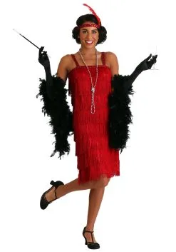 Fun Costumes Miss Millie Red Flapper Costume