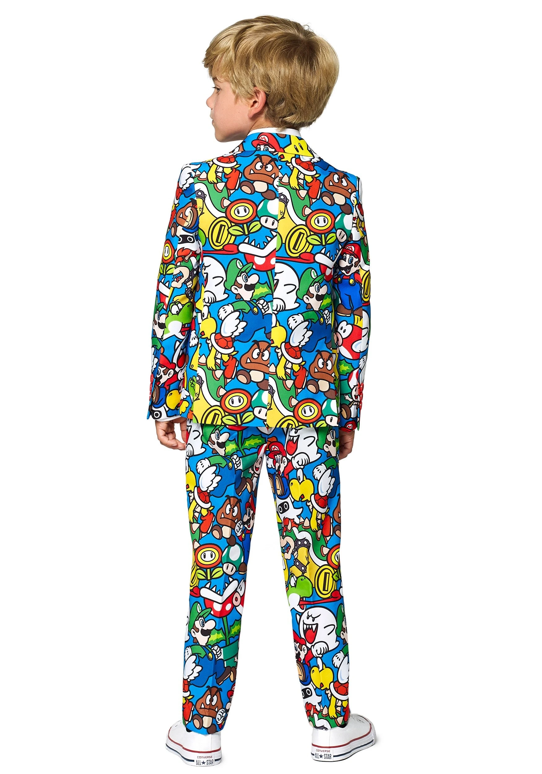 Opposuits Opposuit Super Mario Boy's Suit - Image 2
