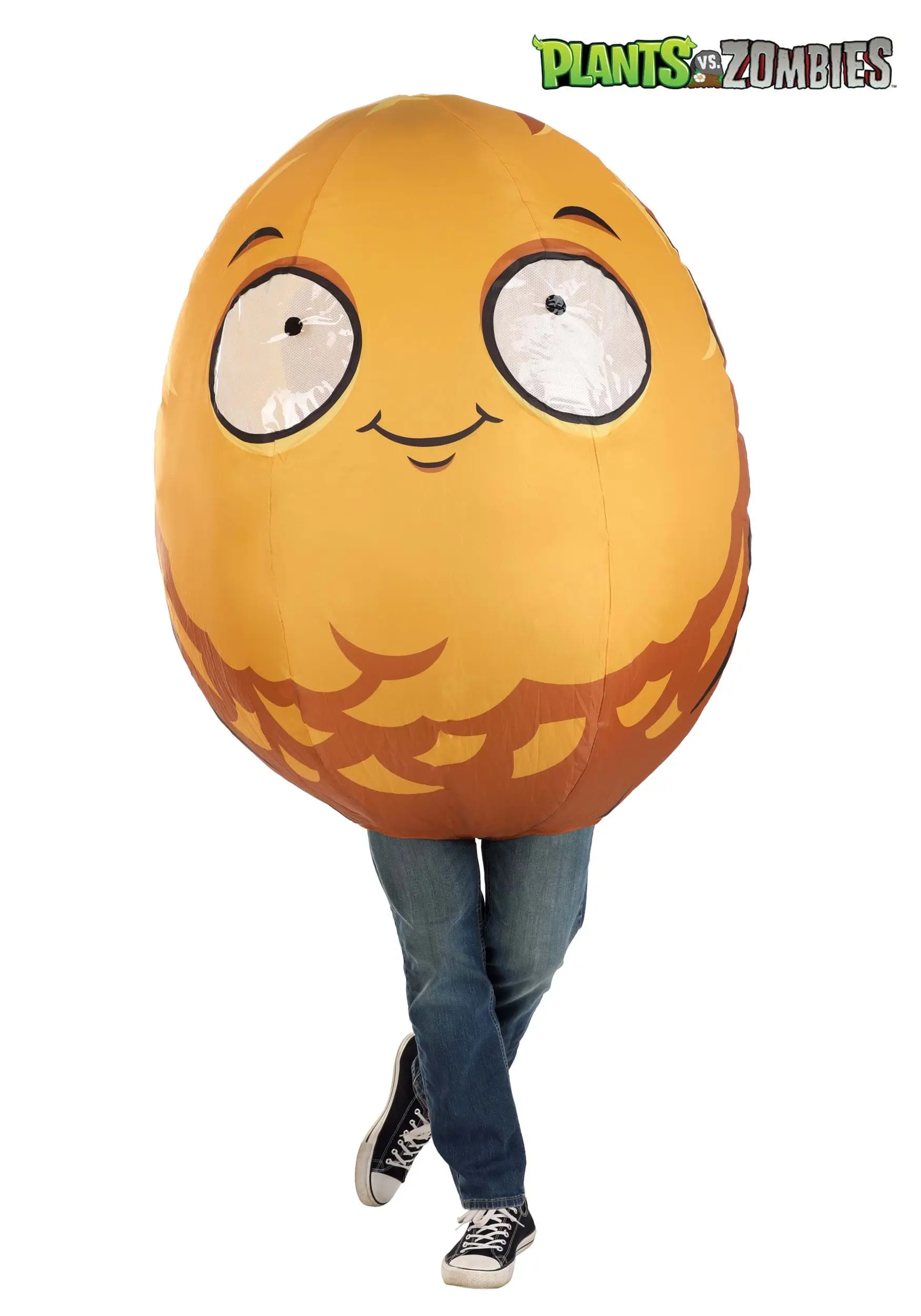 NingBo Wonderful Industry & Trade Ltd Plants Vs Zombie Inflatable Wall-Nut Costume For Adults
