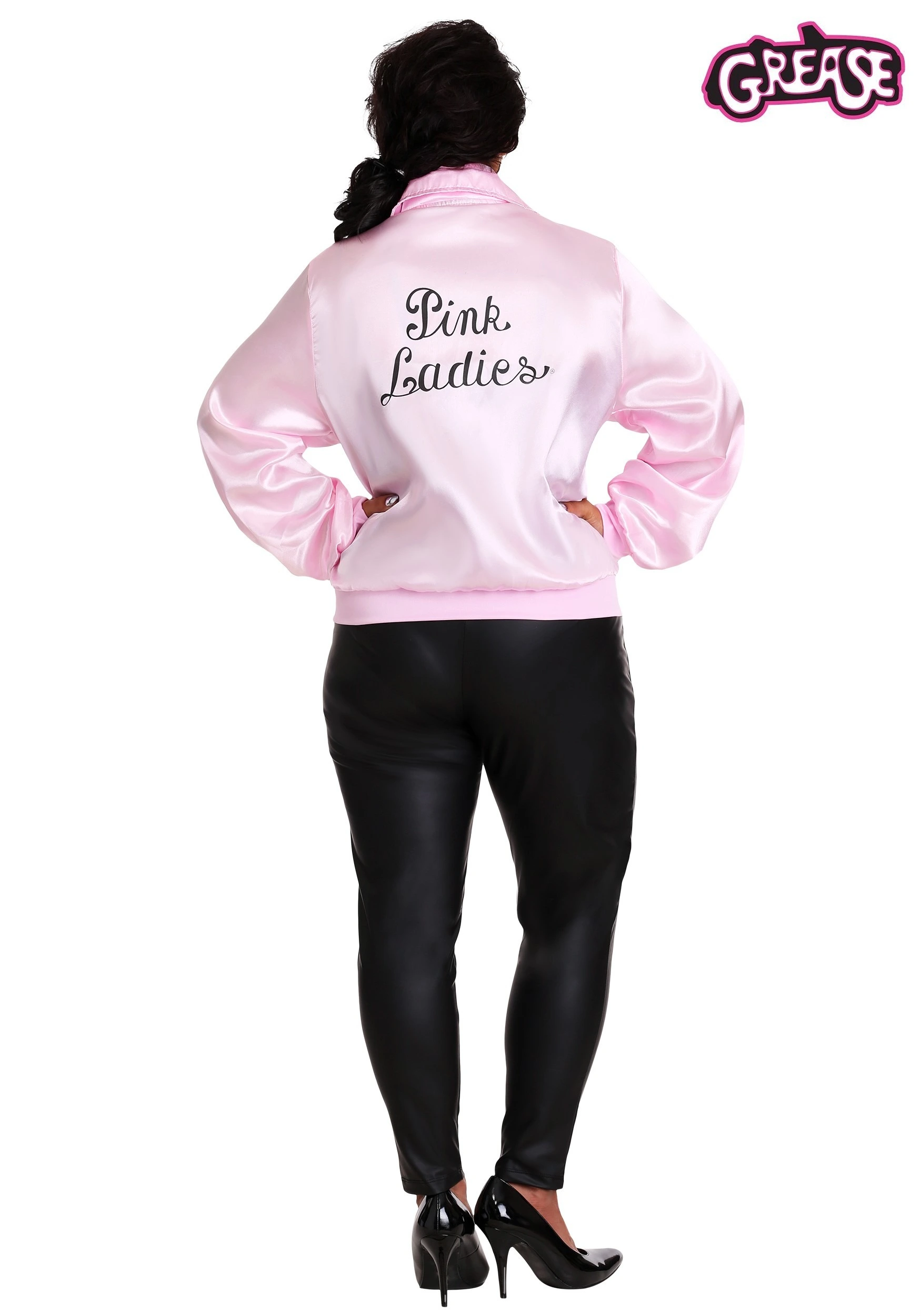 Fun Costumes Grease Plus Size Pink Ladies Costume Jacket - Image 2