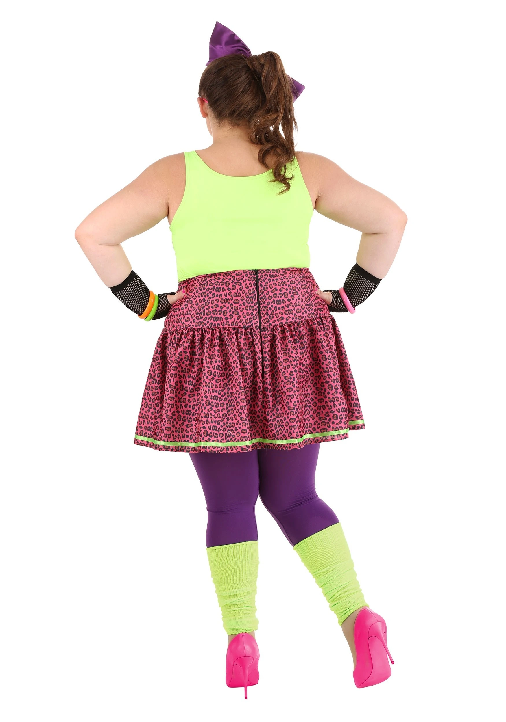 Fun Costumes Women's Plus Size 80s Rad Costume - Image 2