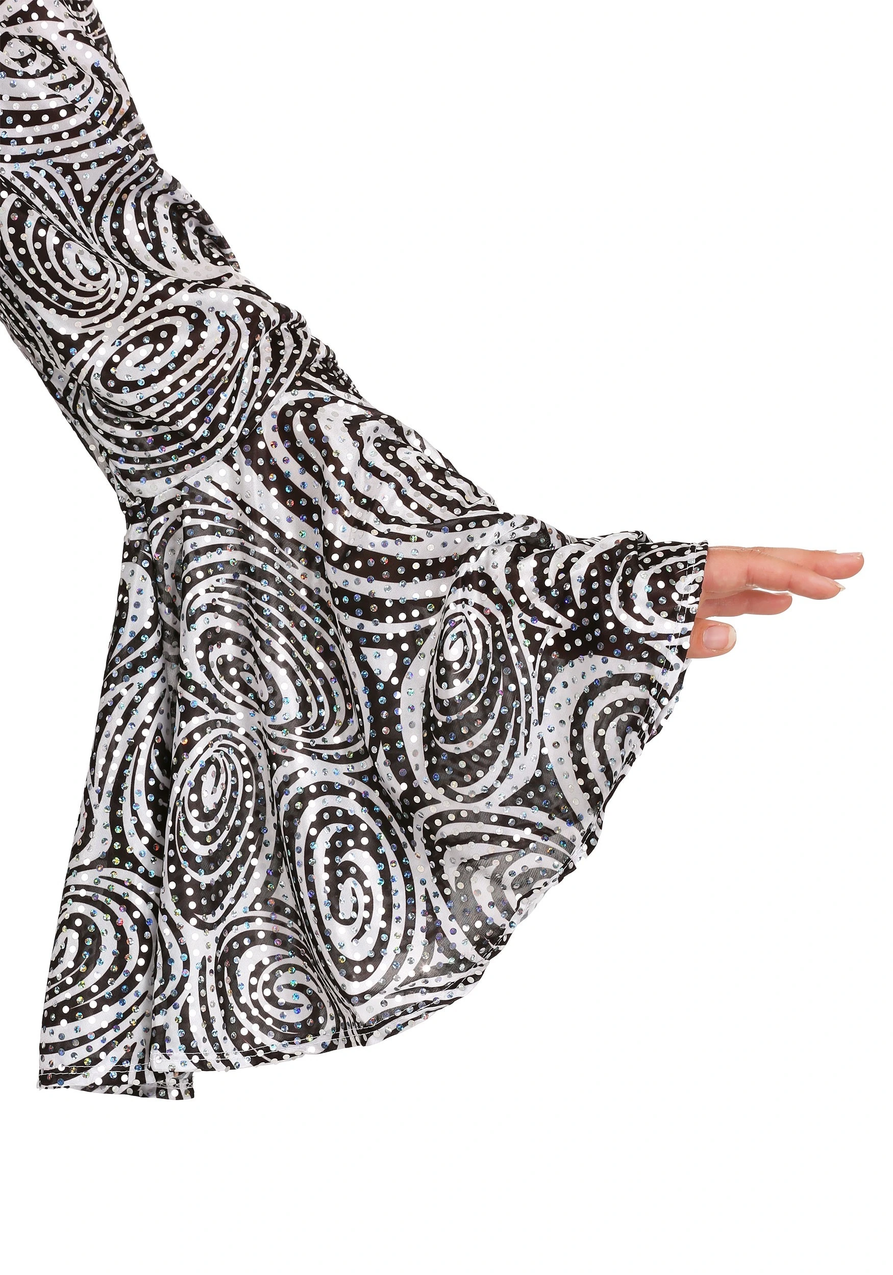 California Costume Collection Women's Plus Size Foxy Lady Disco Costume - Image 4