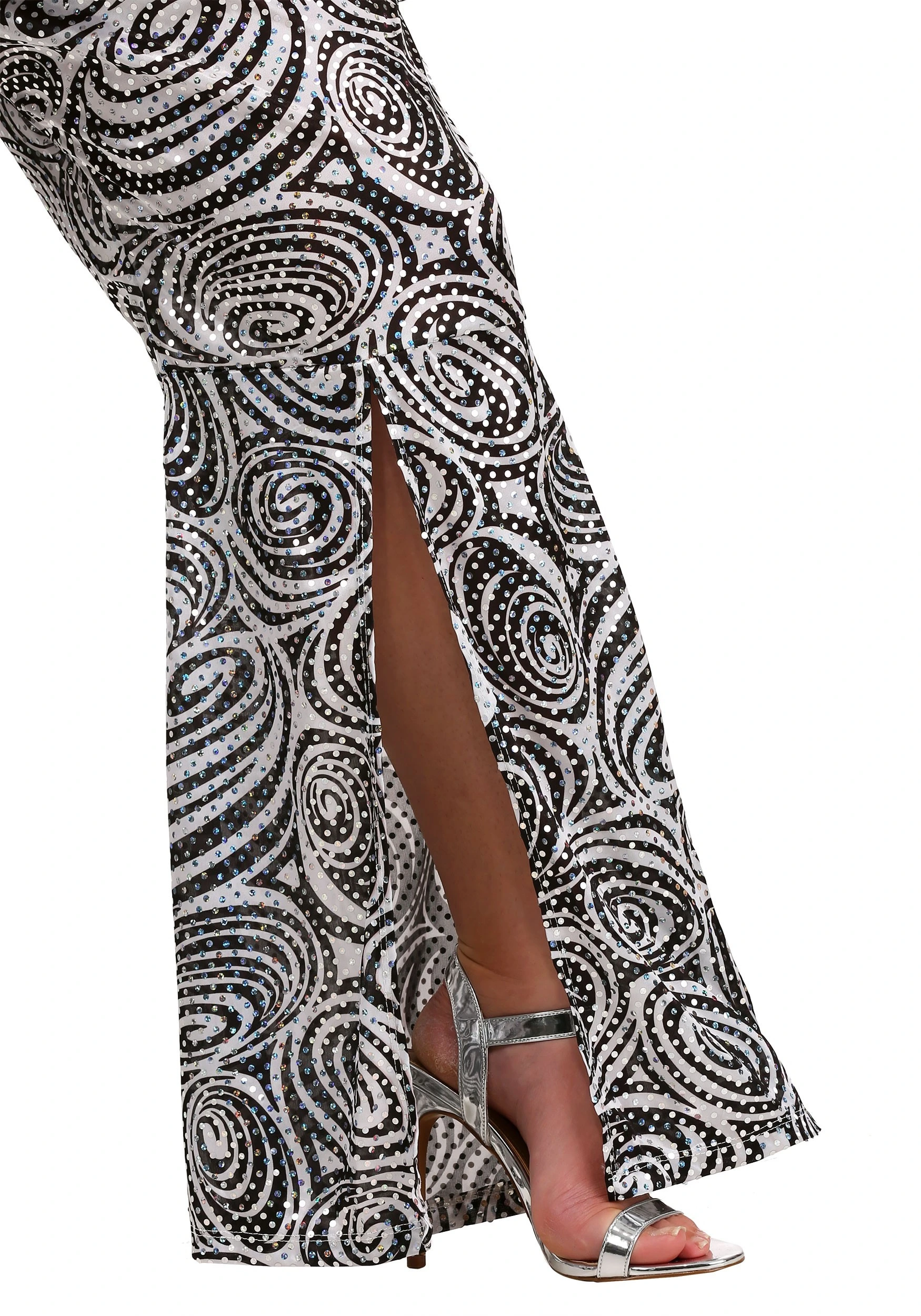 California Costume Collection Women's Plus Size Foxy Lady Disco Costume - Image 7