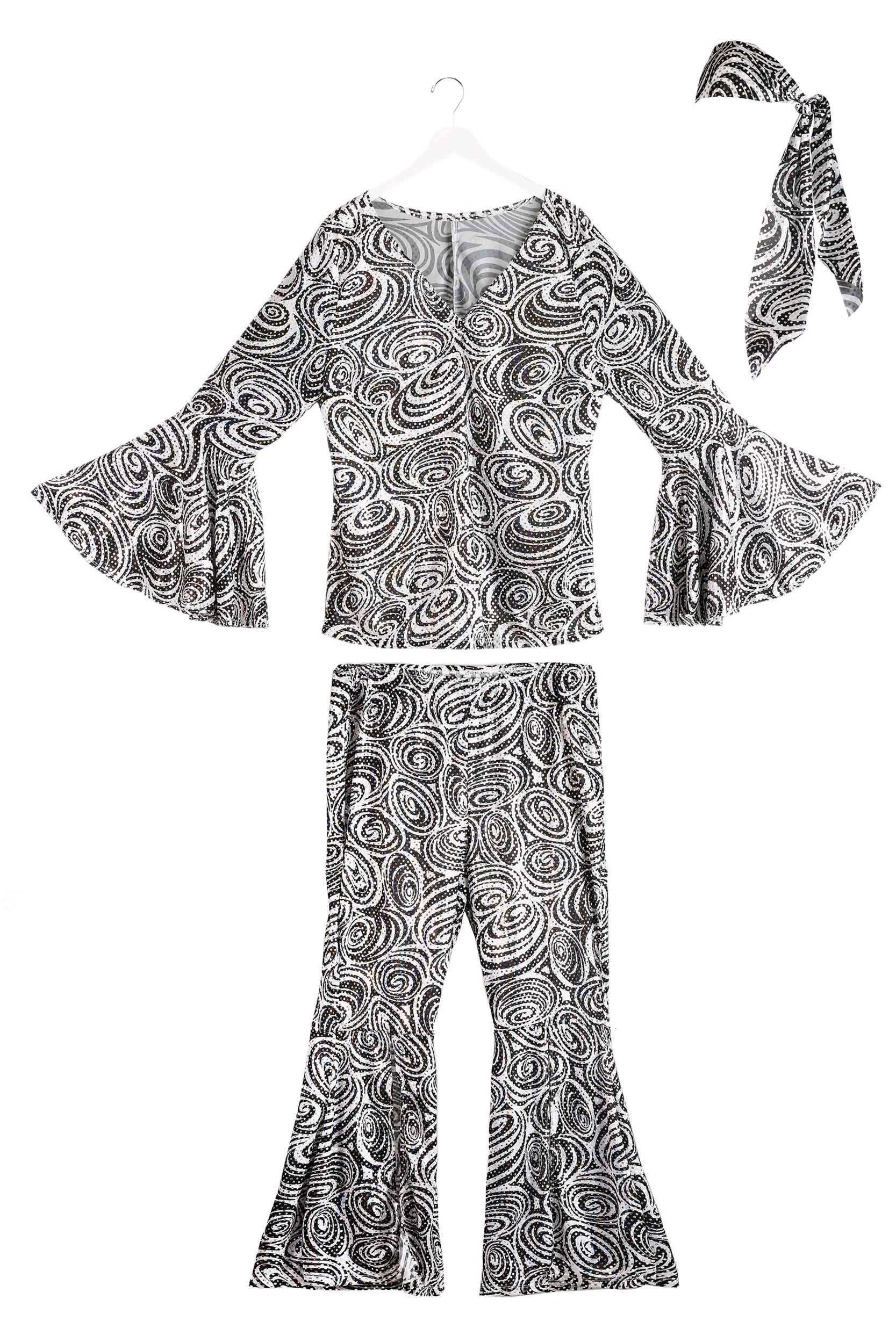 California Costume Collection Women's Plus Size Foxy Lady Disco Costume - Image 8