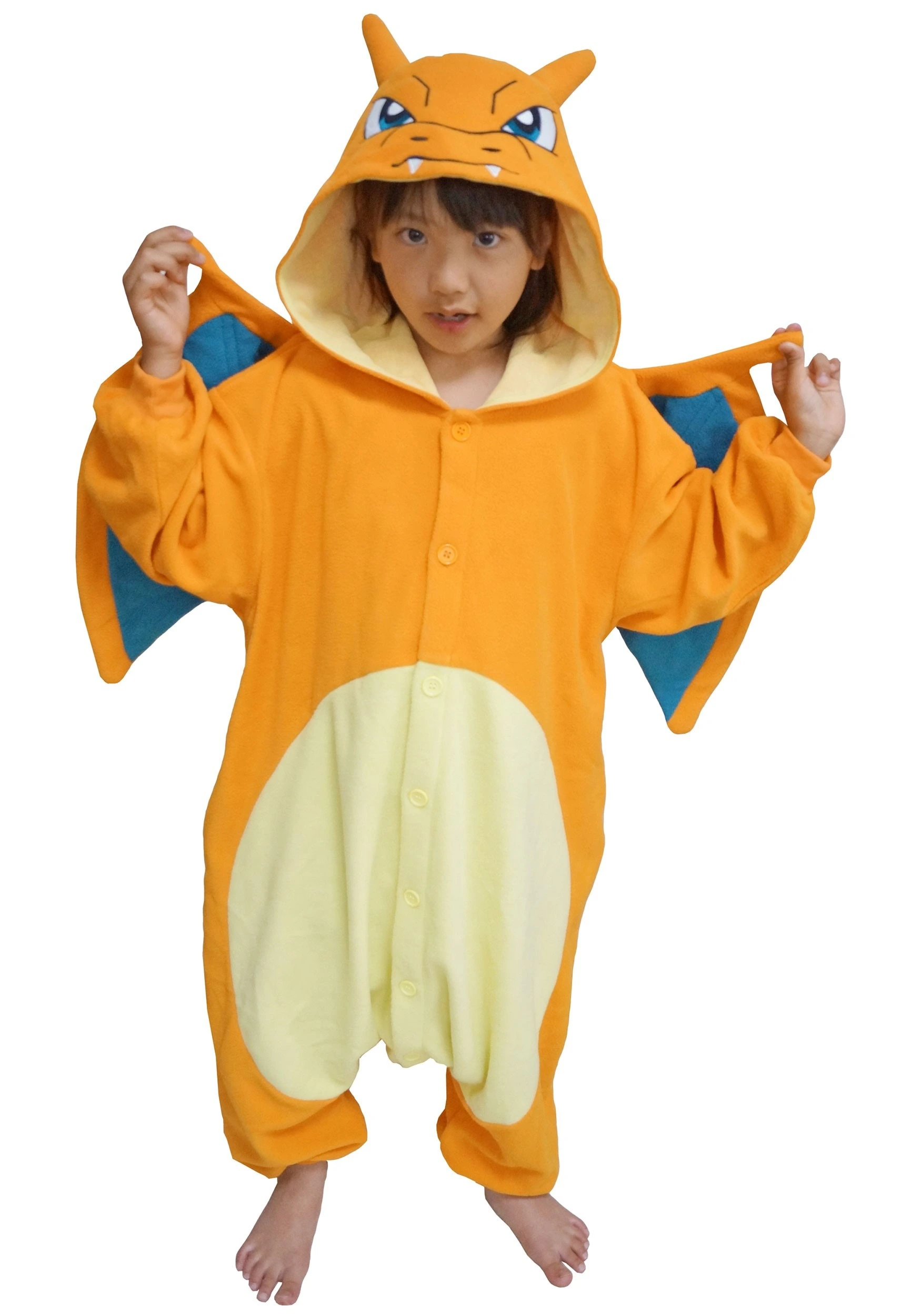Sazac Kid's Pokémon Charizard Kigurumi Costume