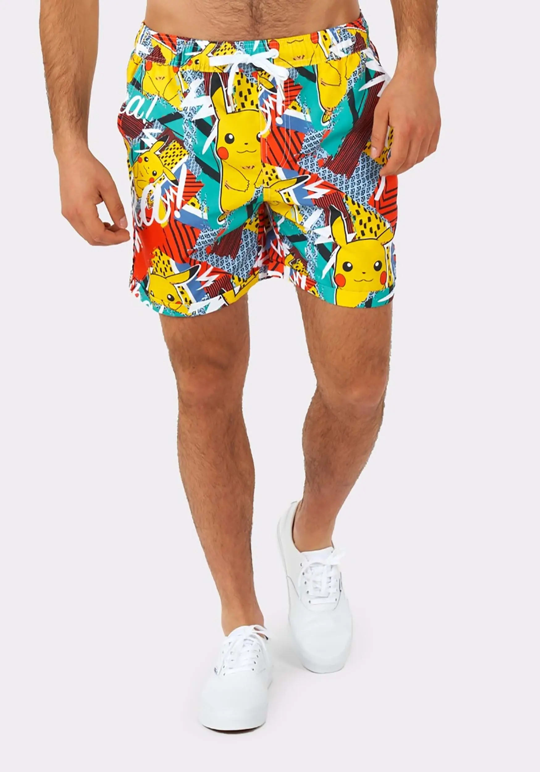 Opposuits Pokémon Pika Pikachu Swimsuit & Shirt For Men - Image 4