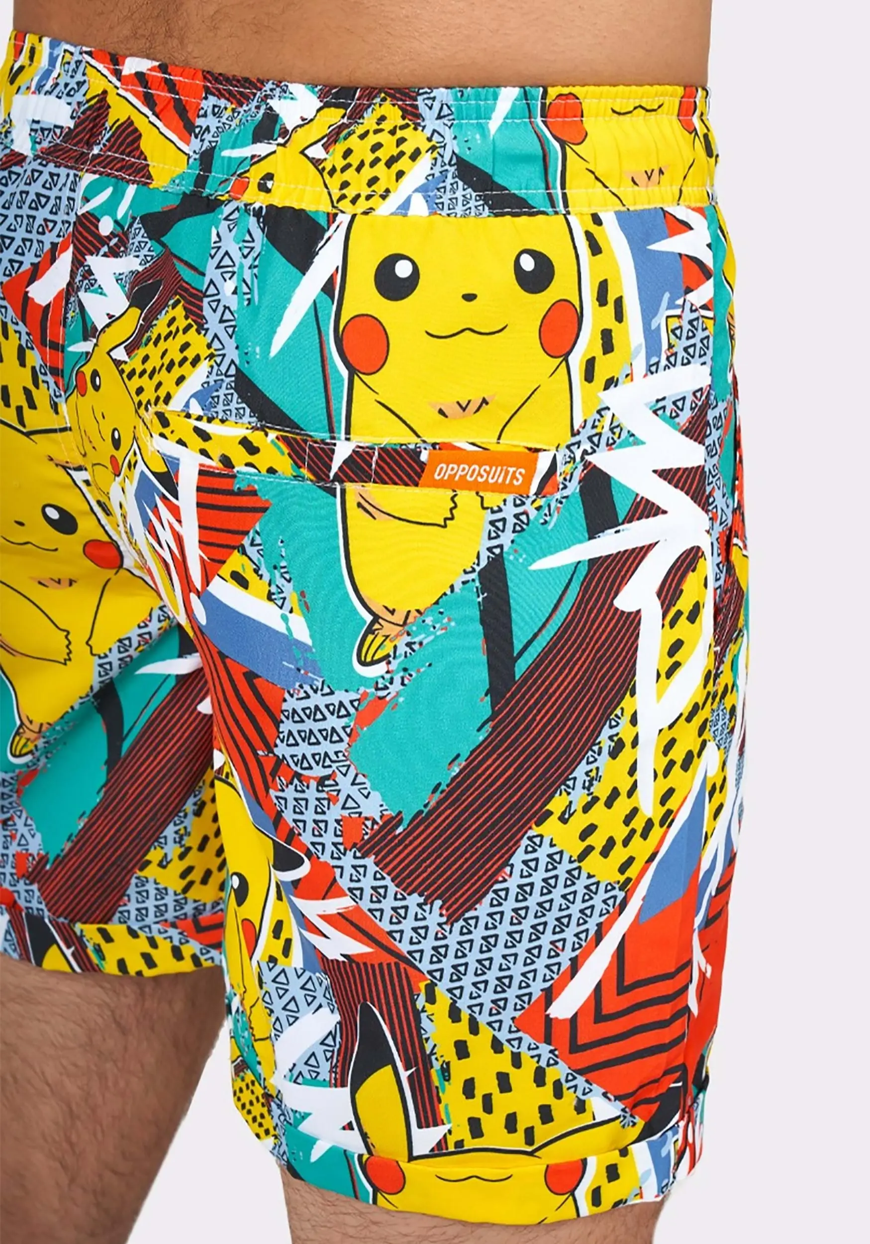 Opposuits Pokémon Pika Pikachu Swimsuit & Shirt For Men - Image 7
