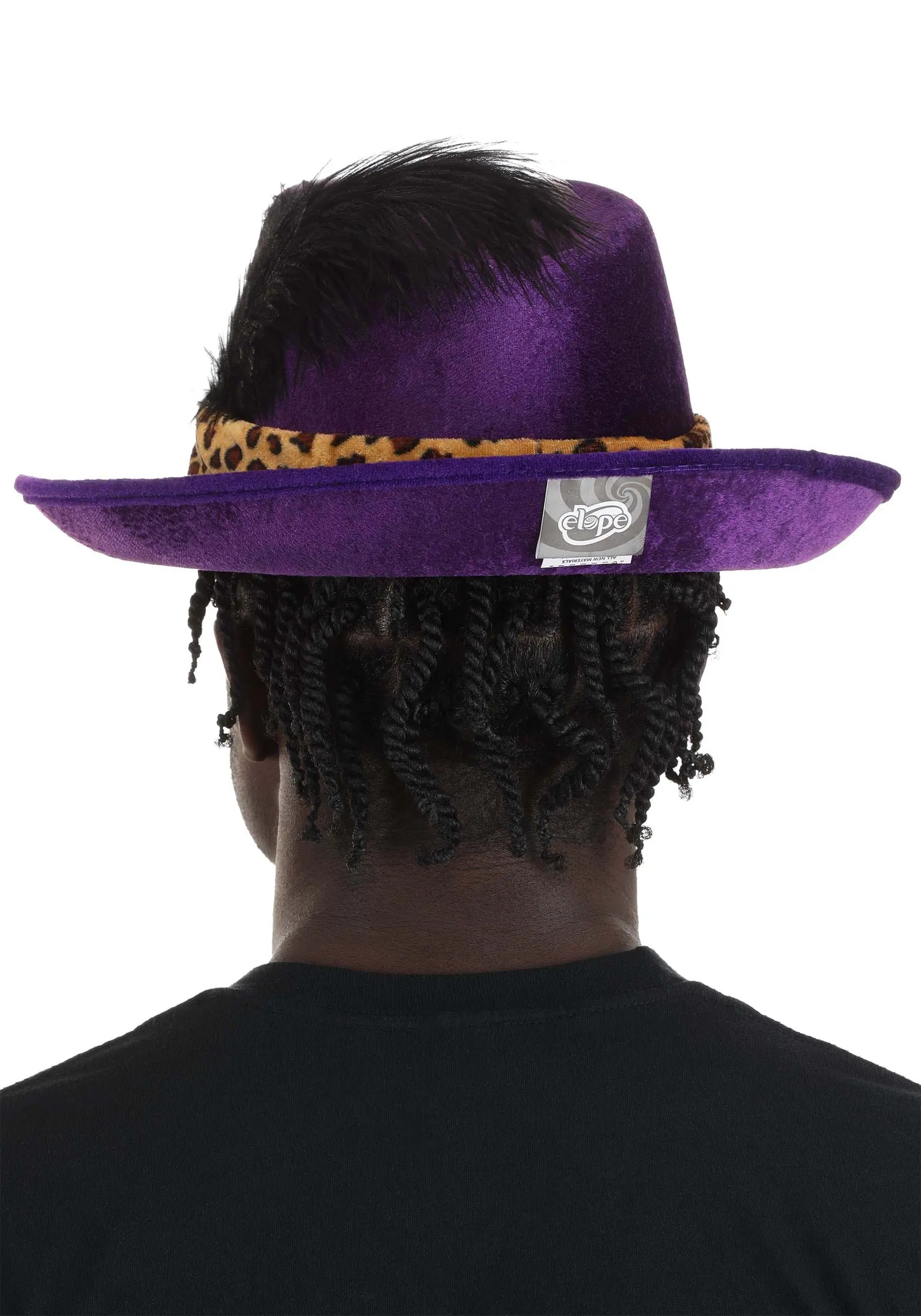 Elope Purple Pimp Hat Costume Accessory - Image 3