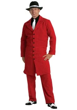 Fun Costumes Red Gangster Zoot Suit Costume