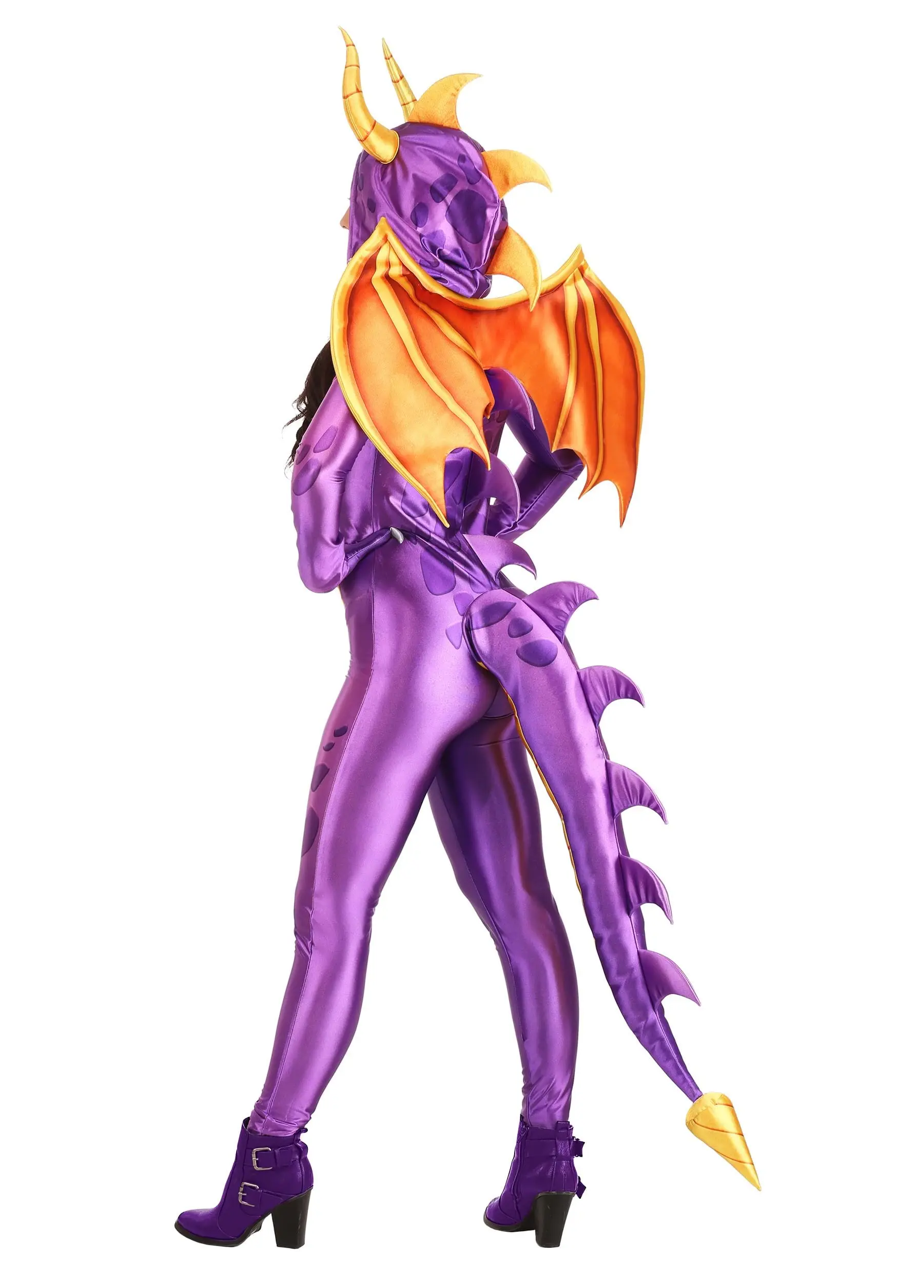 Fun Costumes Spyro The Dragon Costume Jumpsuit For Women - Image 2
