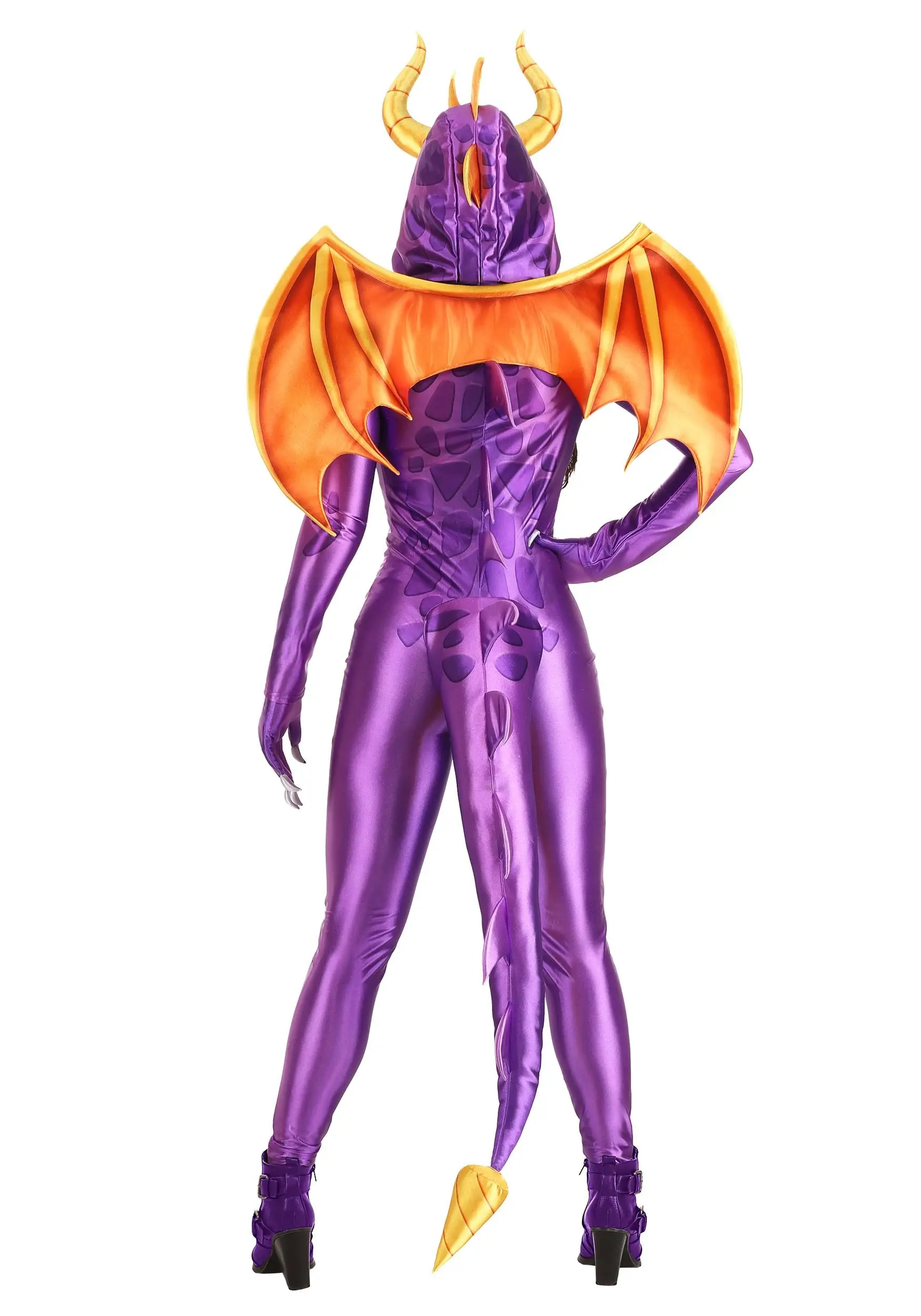 Fun Costumes Spyro The Dragon Costume Jumpsuit For Women - Image 3