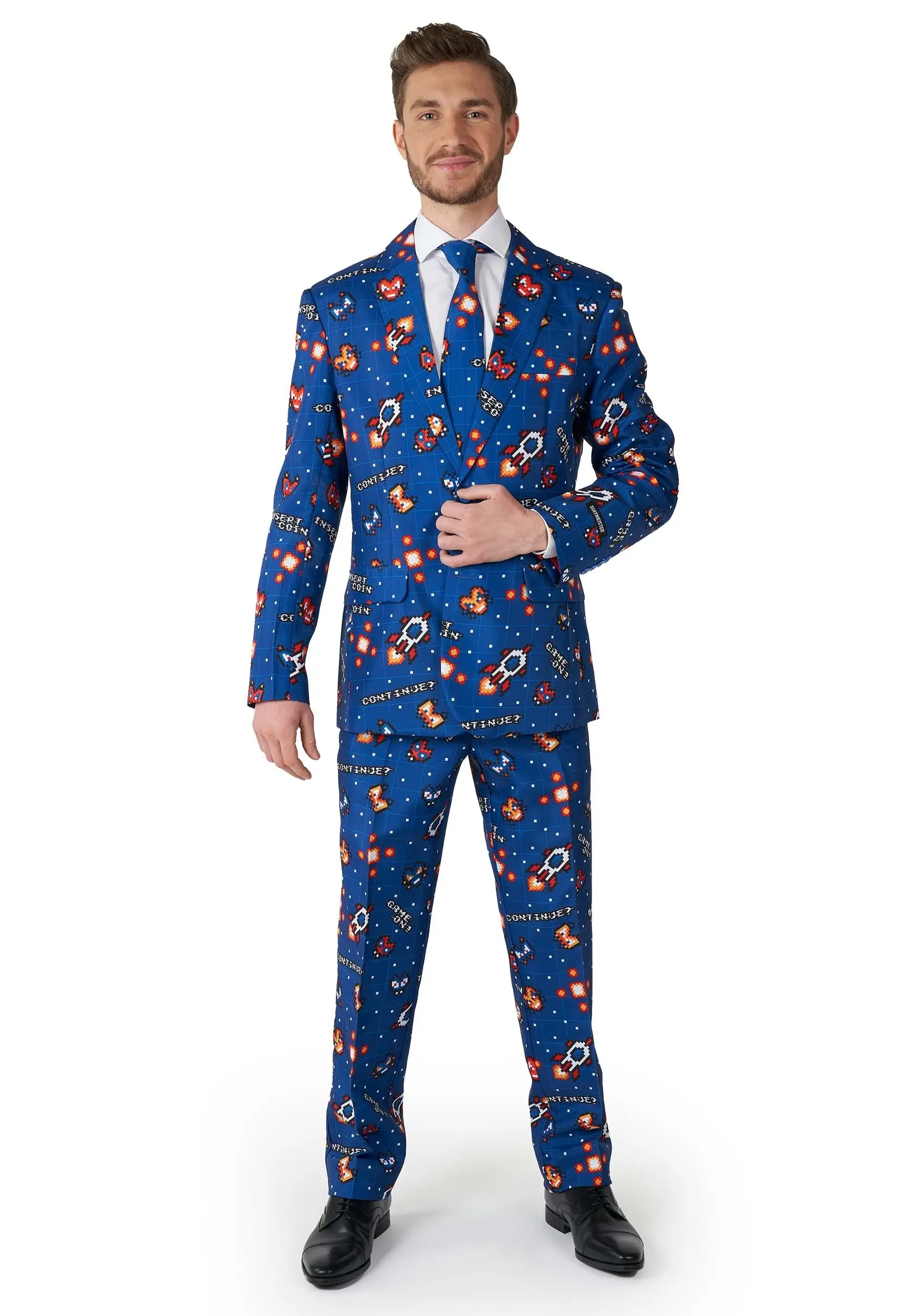 Opposuits Suitmeister Gamer Navy Suit For Men