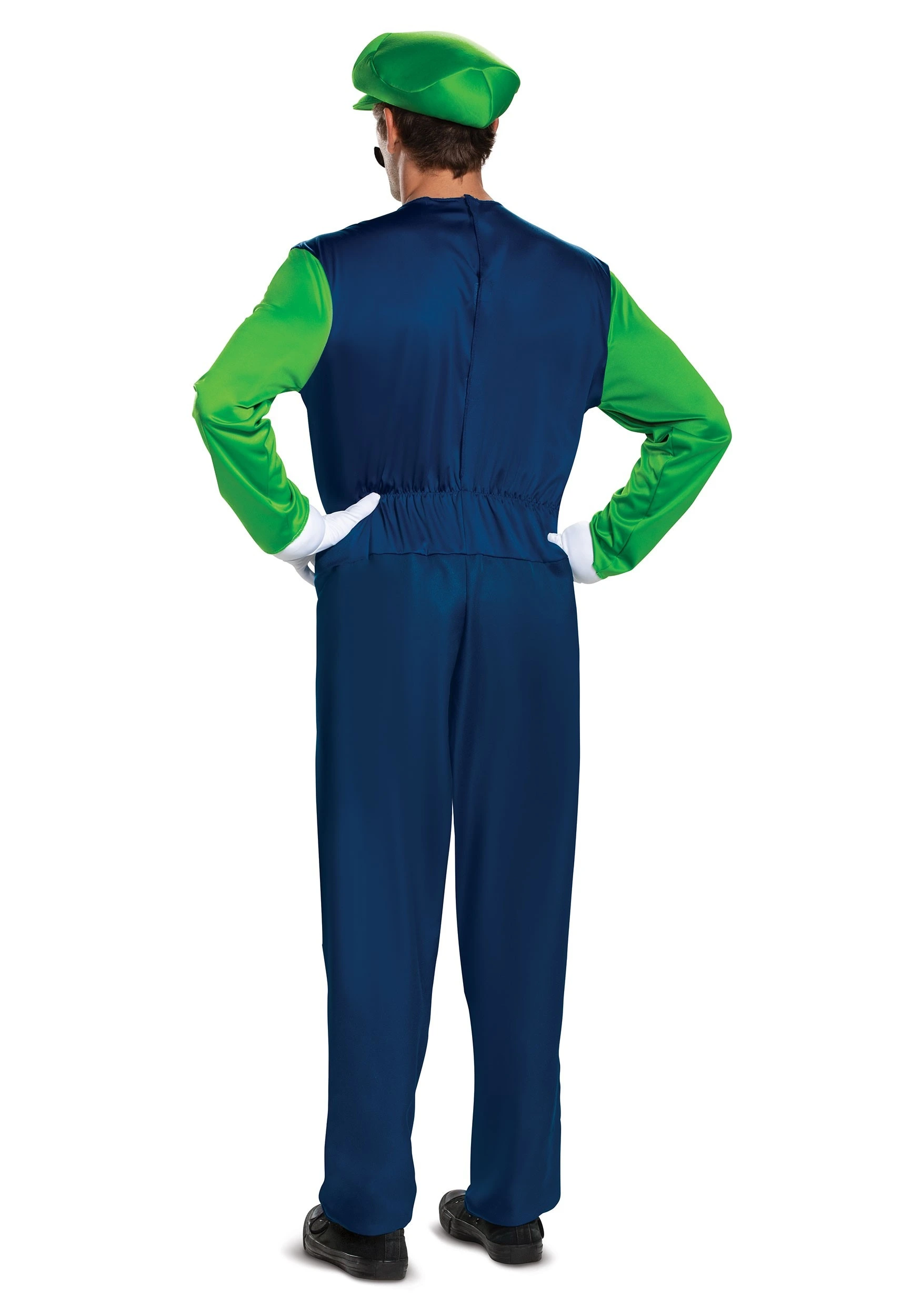 Disguise Super Mario Brothers Men's Luigi Deluxe Costume - Image 2